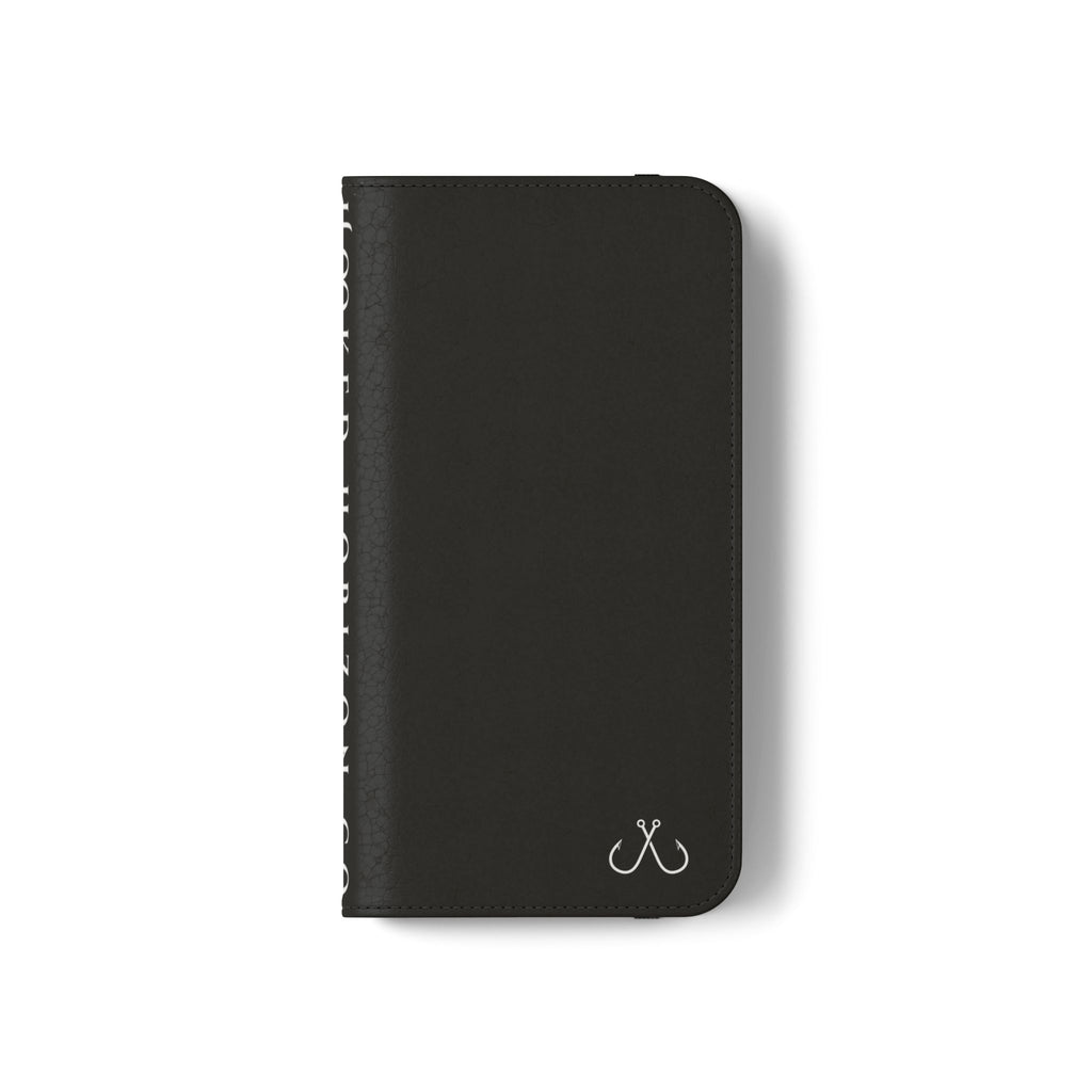 Mahi Mahi Flip Phone Case — Turquoise Water Pattern Wallet Cover