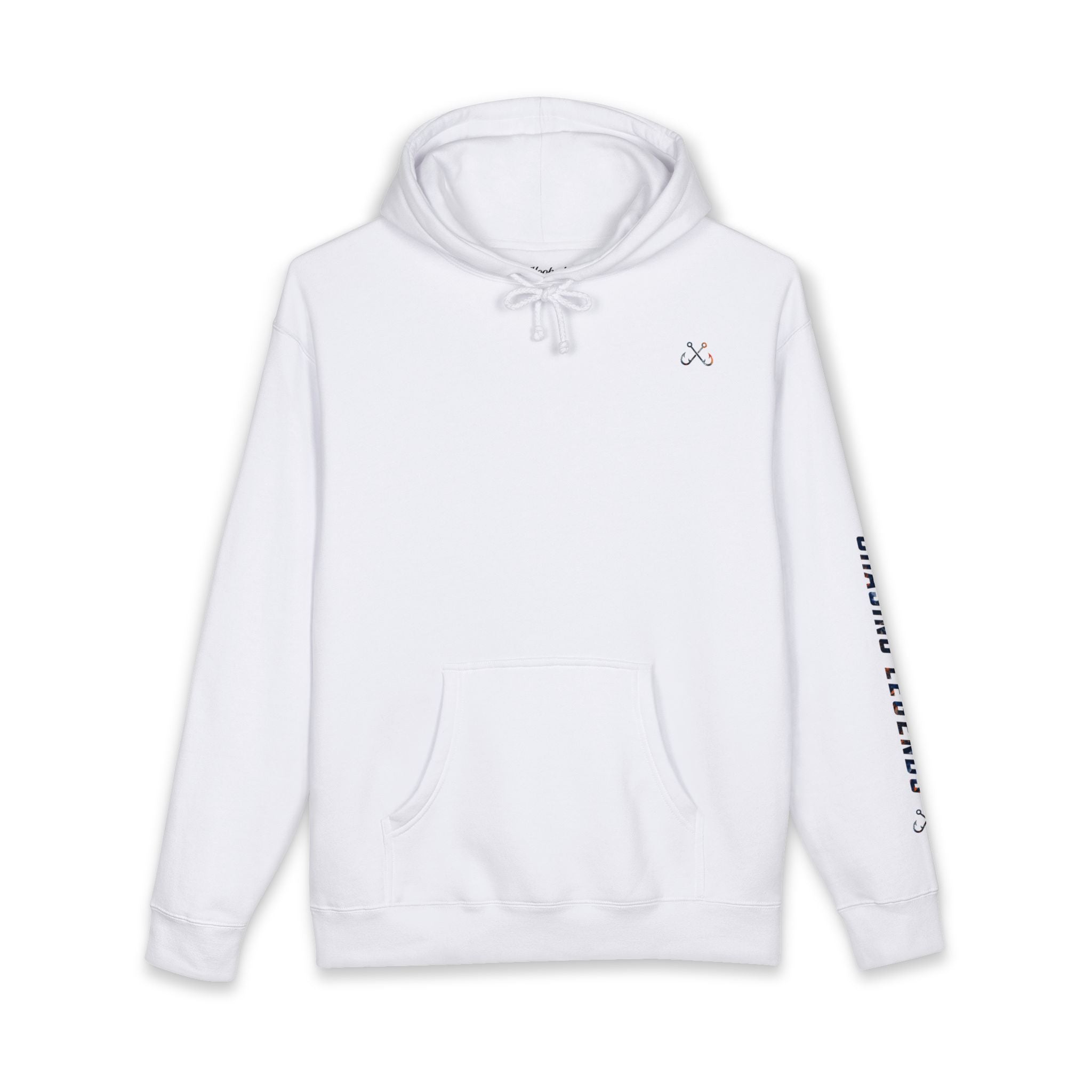 Hammer Head Hoodie Hooked Horizon Co. — Fishing Back Graphic Hoodie, Multiple Color Variations