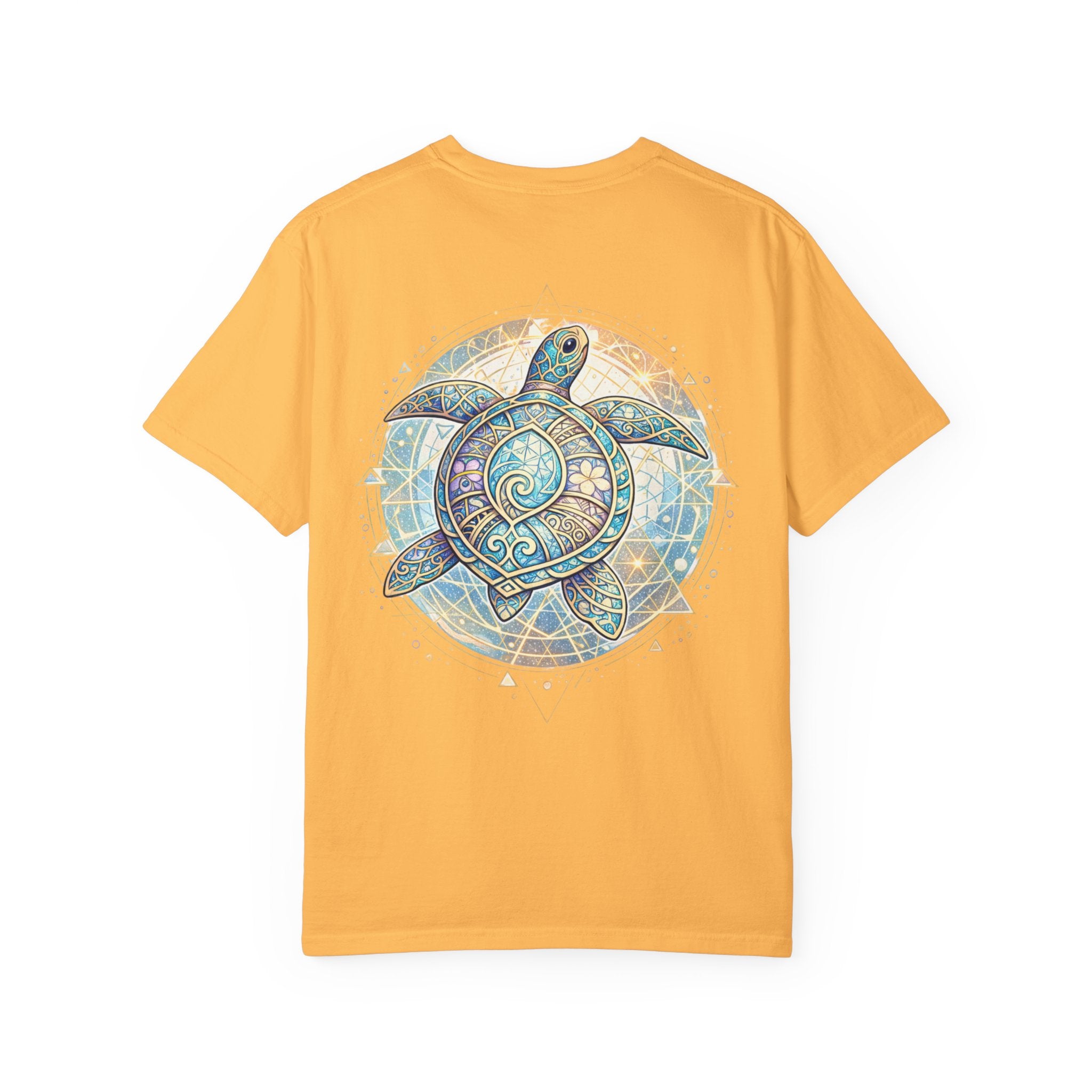 Turtle Geometric Inspiration T-Shirt - Hooked Horizon Co. Fishing Tee for Angler Lovers