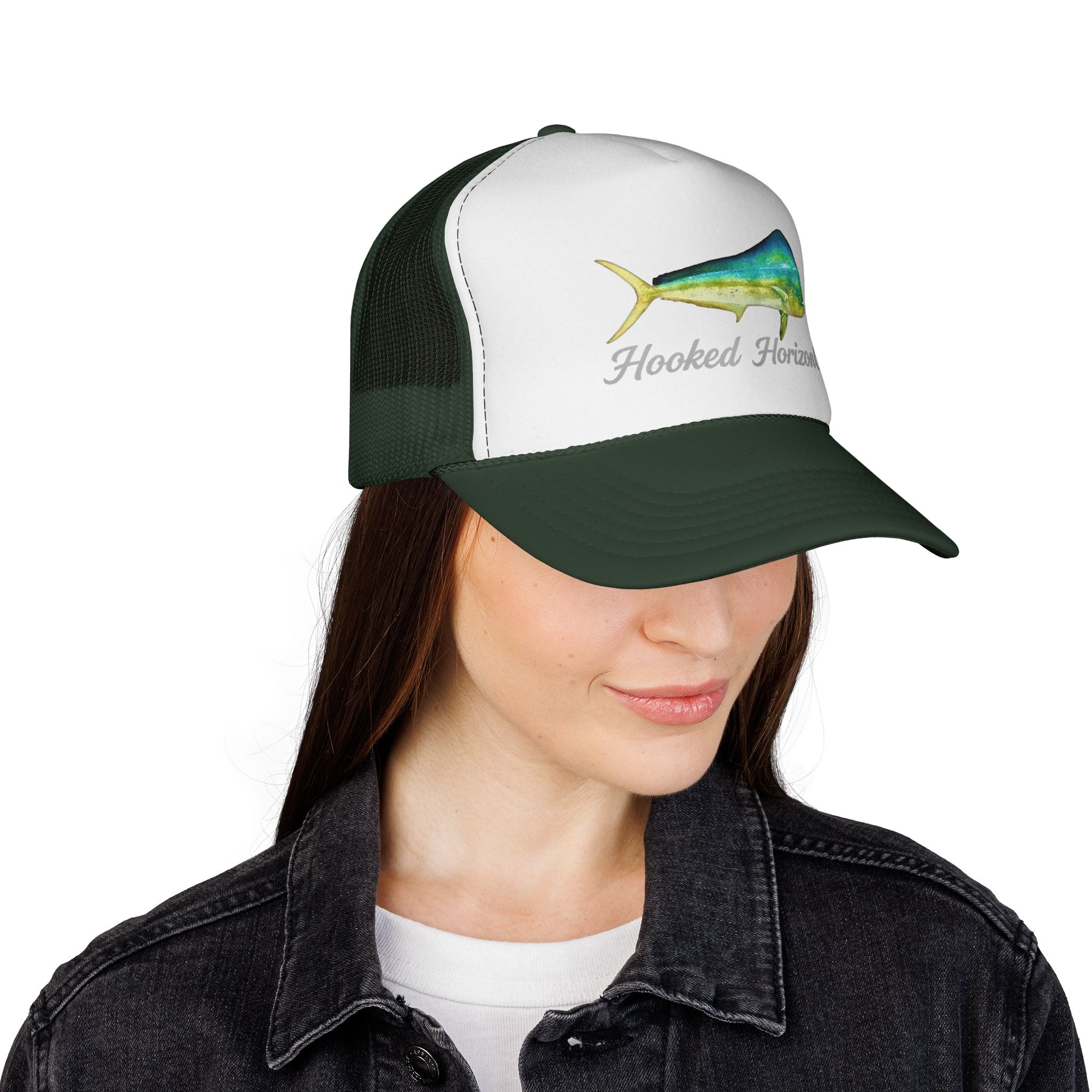 Mahi Mahi Trucker Cap — Fishing & Beach Hat