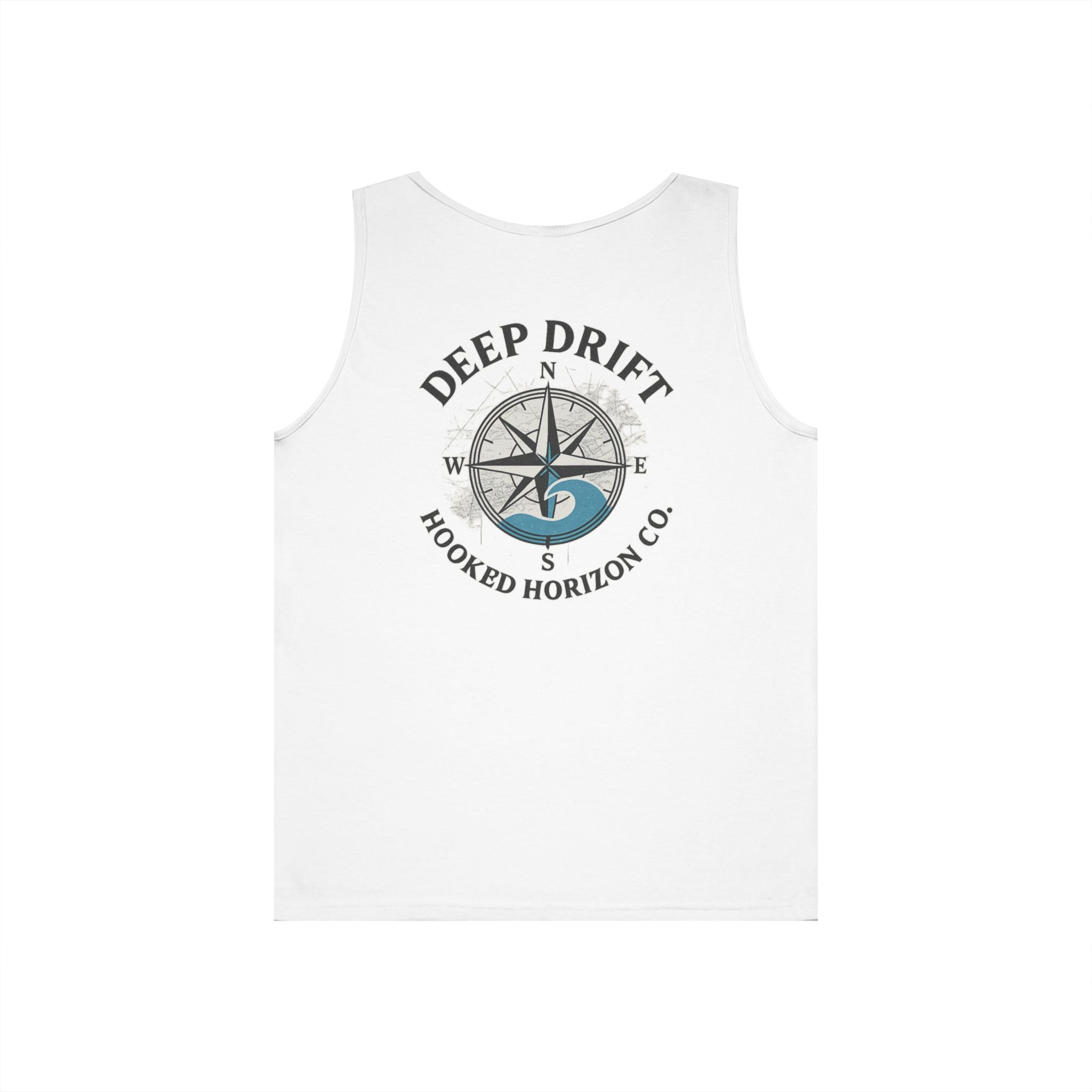 Wave Compass Deep Drift Octopus Graphic Tank Top, Summer Beach Wear, Unisex Tank, Gift for Ocean Lovers, Nautical Tees, Camping Apparel