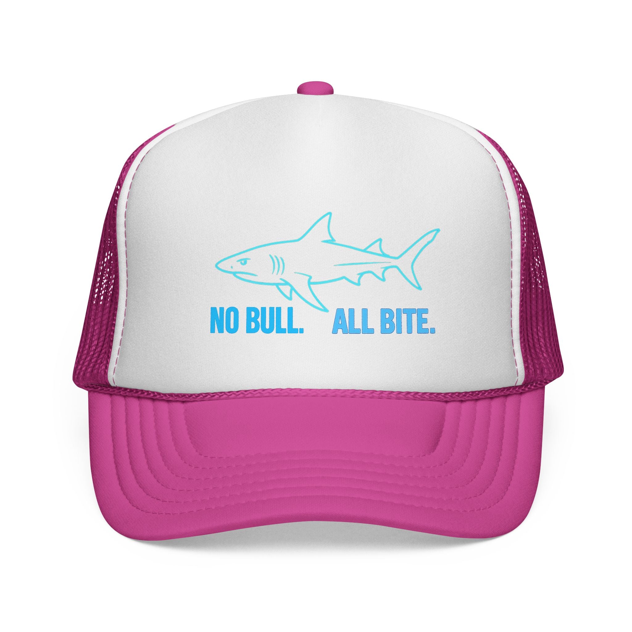 No Bull All Bite Shark Trucker Cap — Fishing & Beach Hat