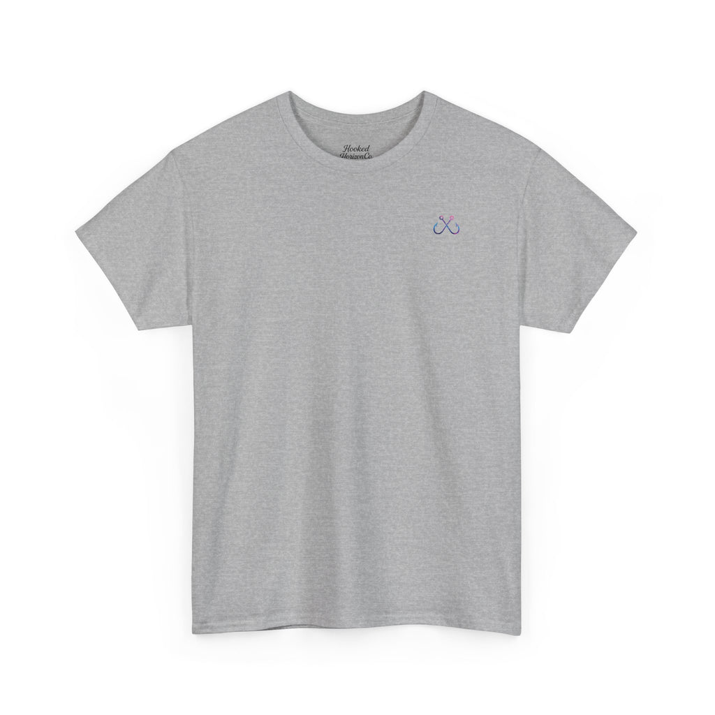 Octopus Hooked Horizon Co Tee—Ocean Graphic Tee — "Beloved" Ray Design