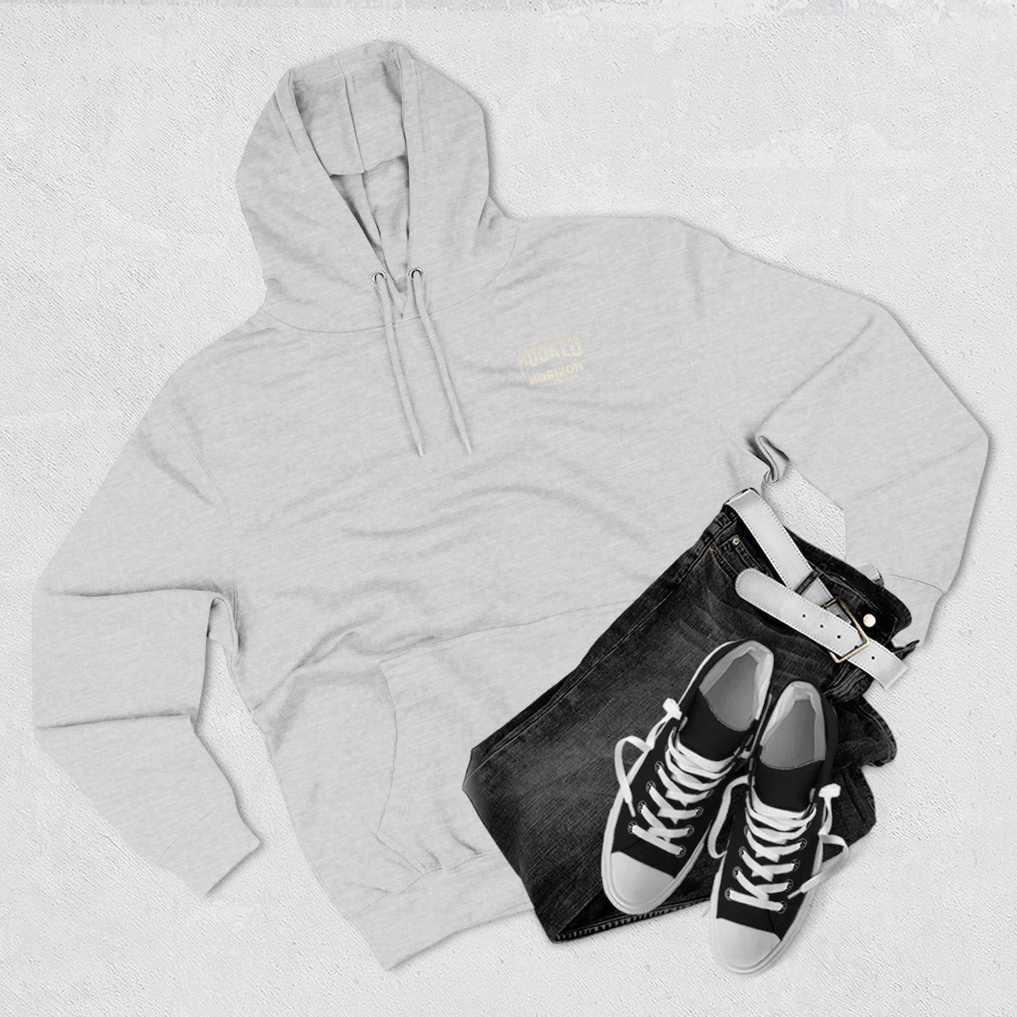 Fishing Charter T-Shirt— Hooked Horizon Hoodie — Fishing Boat Graphic Pullover