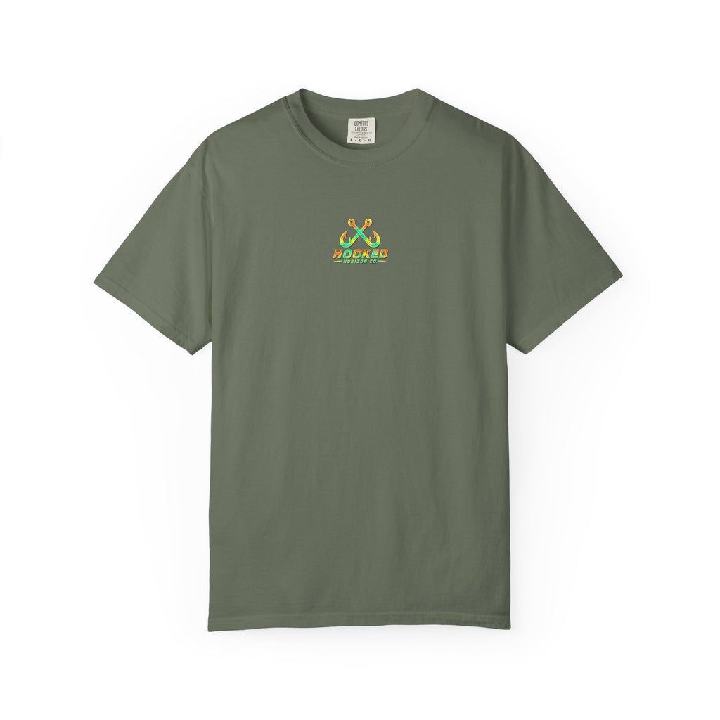 Retro 80s Tripple Fish Fishing Tee — Hooked Horizon Co.  Angler Gifts Ocean Lover Gifts