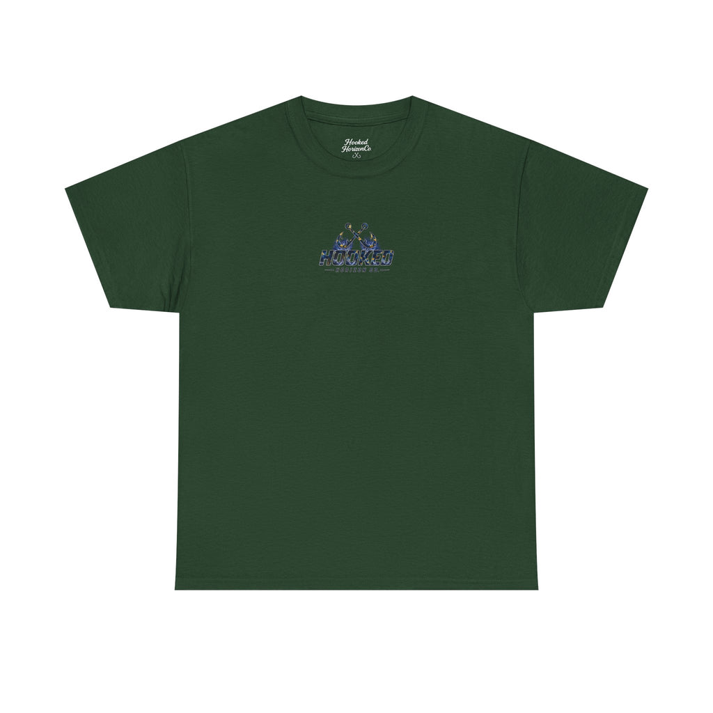 Sail Fish Hooked Horizon Co Tee—Ocean Graphic Tee — "Beloved" Ray Design