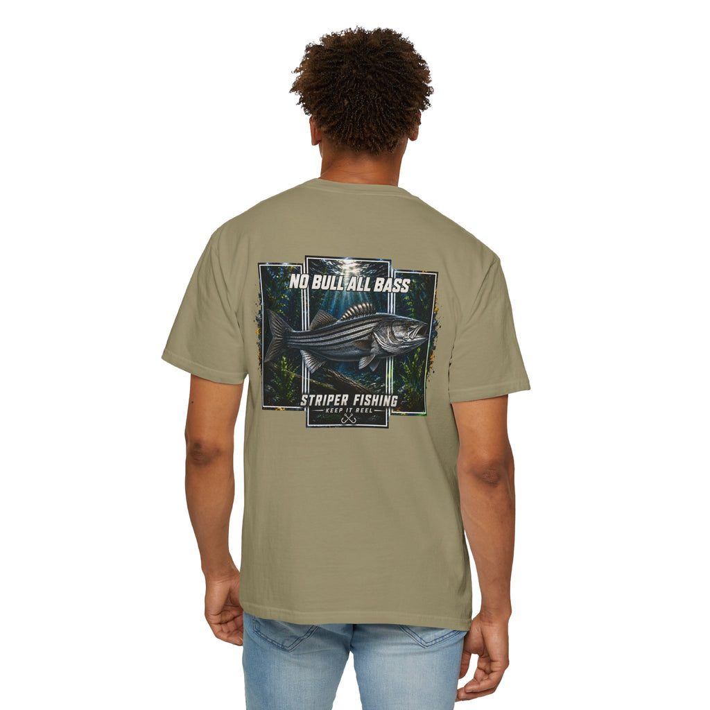 Saltwater Sea Striper Fishing Tee — Hooked Horizon Co.  Angler Gifts Ocean Lover Gifts