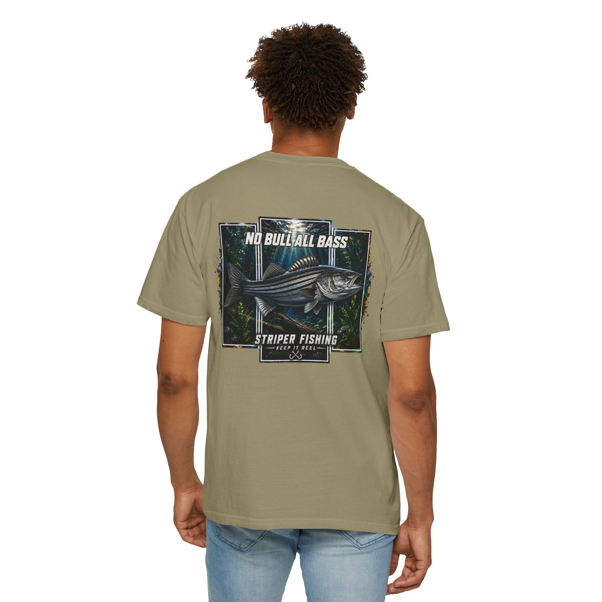 Saltwater Sea Striper Fishing Tee — Hooked Horizon Co.  Angler Gifts Ocean Lover Gifts