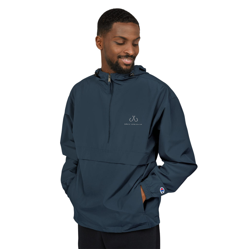 Hooked Horizon Co. Unisex Packable Anorak Jacket, Lightweight Rain Jacket, Outdoor Adventure Gear, Casual Fashion, Travel Essential, Fall Wardrobe