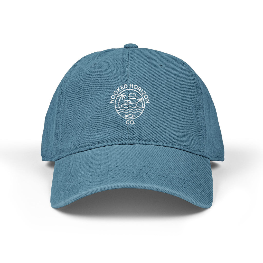 Fishing Boat Hooked Horizon Co. Denim Hat (Embroidery)