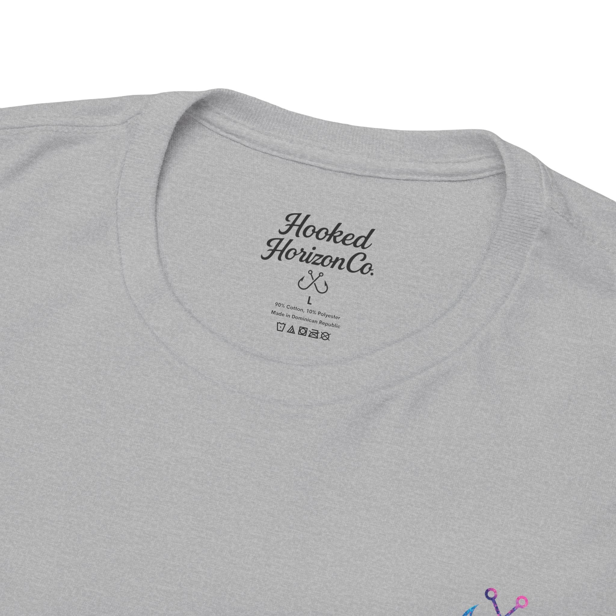 Octopus Hooked Horizon Co Tee—Ocean Graphic Tee — "Beloved" Ray Design