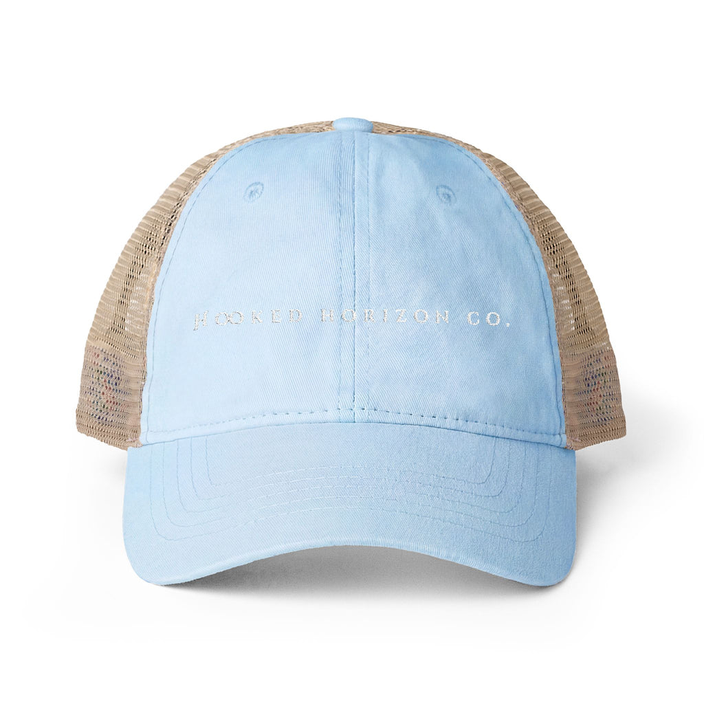 Hooked Horizon Co. —Women's Washed Mesh-Back Cap, Multiple Color Variations