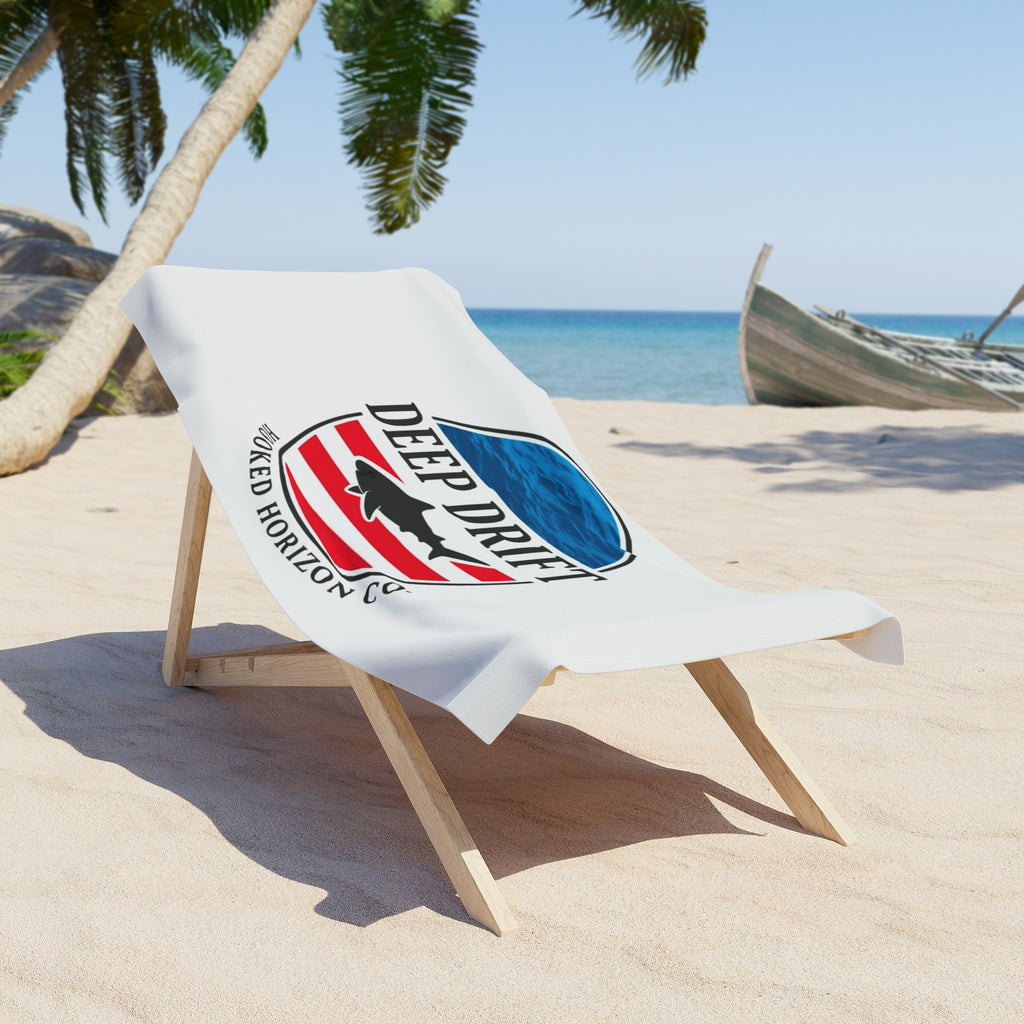 USA Deep Drift– Hooked Horizon Co.  Beach Towel - Perfect for Summer, Pool Days, Camping, Beach Parties, Vacation Fun