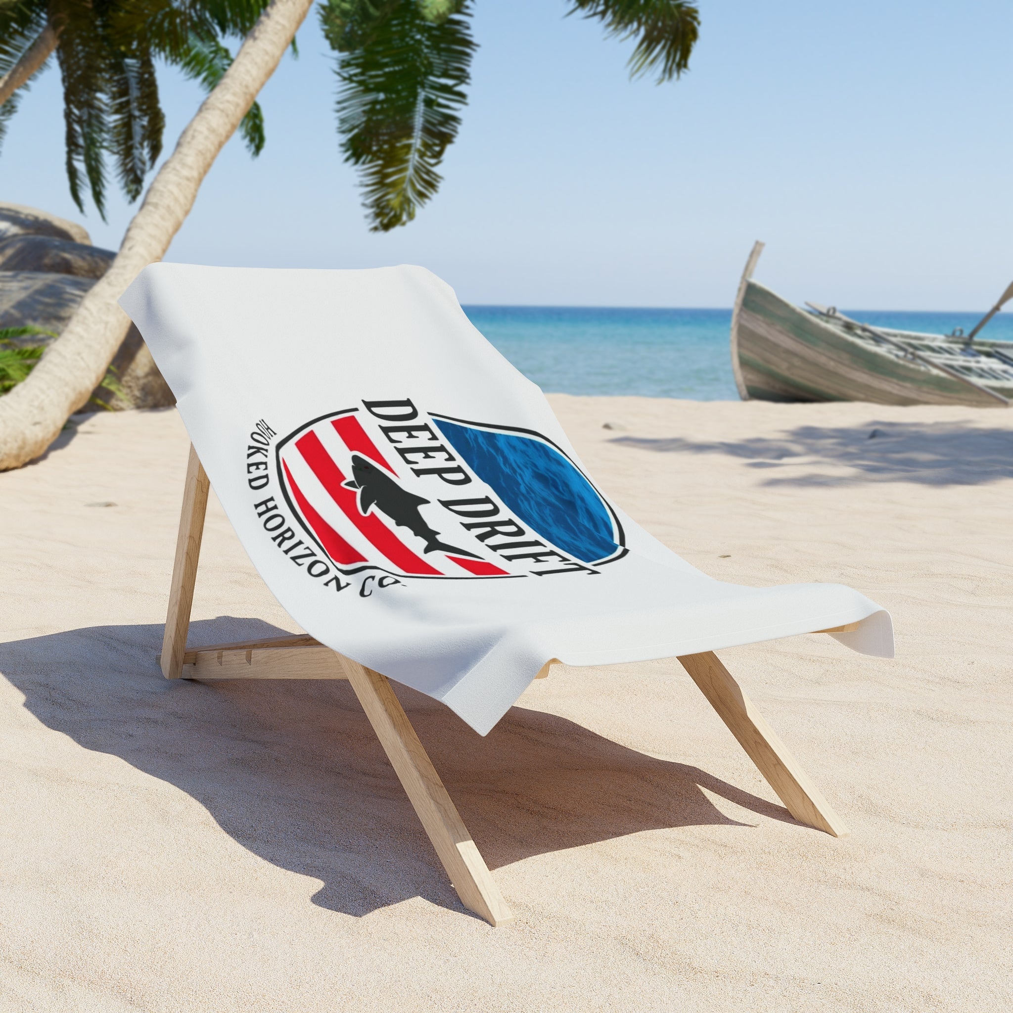 USA Deep Drift– Hooked Horizon Co.  Beach Towel - Perfect for Summer, Pool Days, Camping, Beach Parties, Vacation Fun