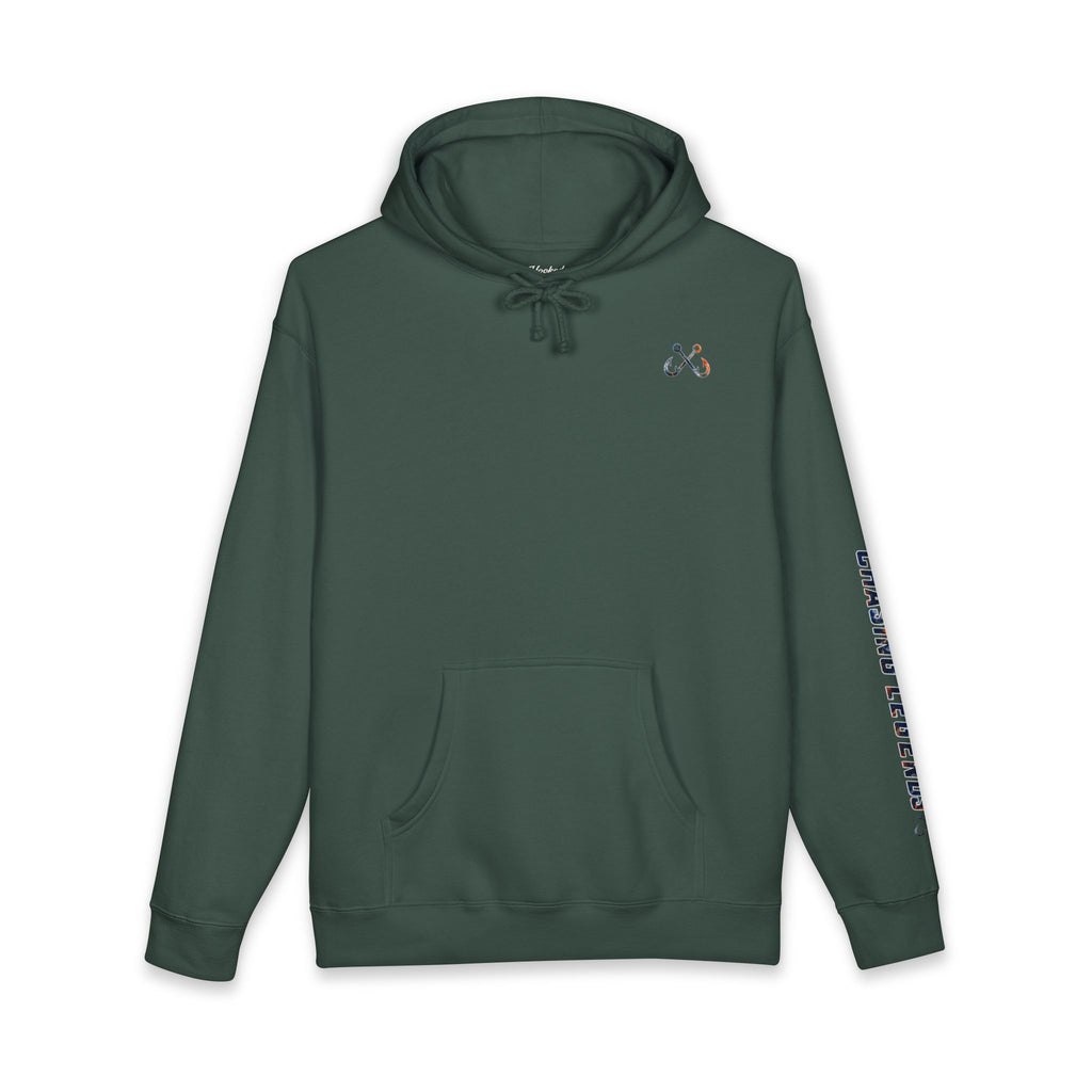 Hammer Head Hoodie Hooked Horizon Co. — Fishing Back Graphic Hoodie, Multiple Color Variations