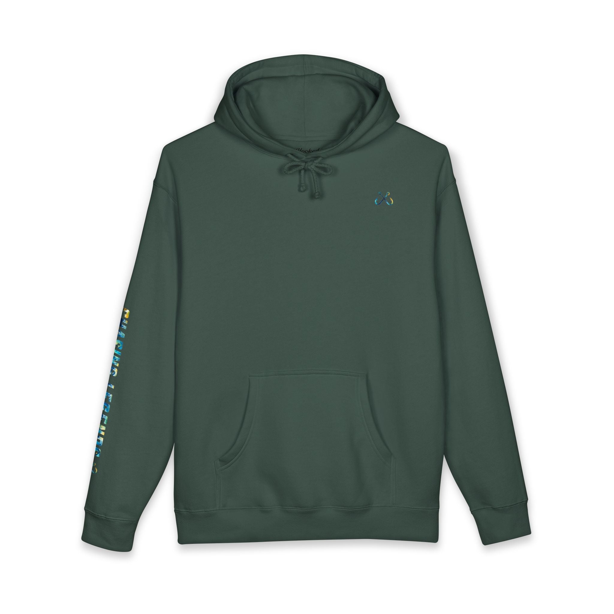 Bull Shark Hoodie Hooked Horizon Co. — Fishing Back Graphic Hoodie, Multiple Color Variations