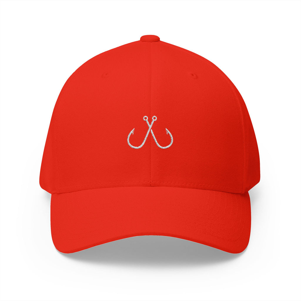 Embroidered Fishing Hooks Cap Hooked Horizon Co. — Minimal Angler Hat