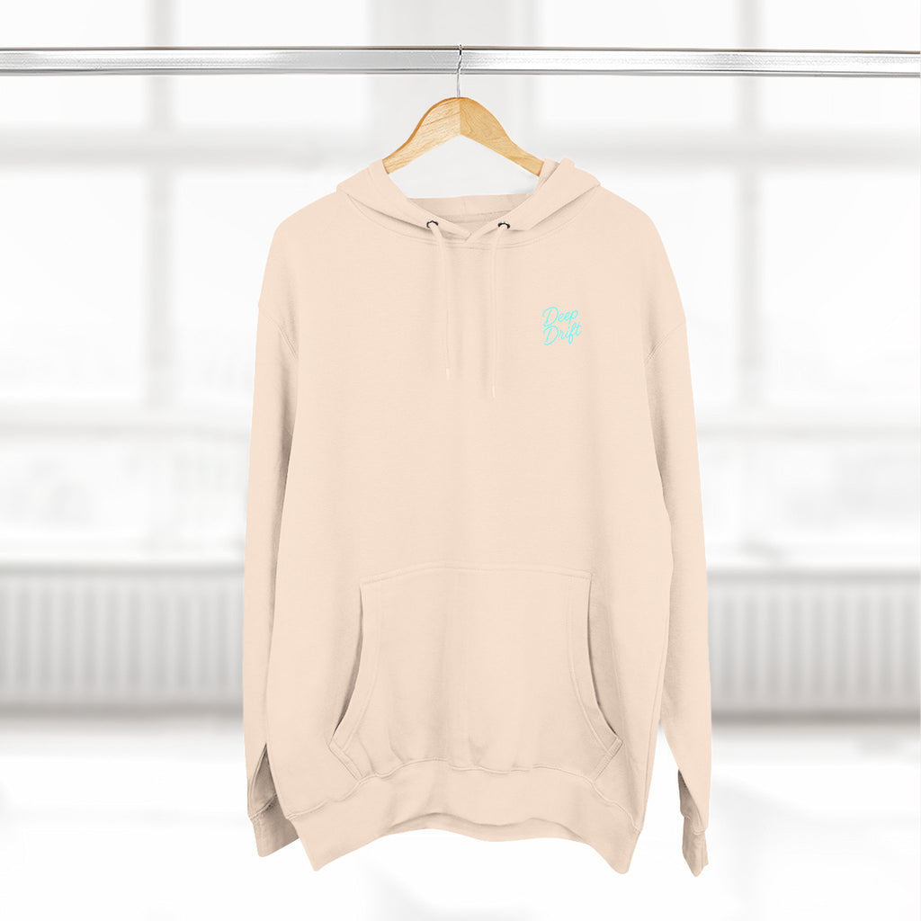 Wave & Sun Deep Drift– "Hooked By The Sea" Hooked Horizon Co. Unisex Hoodie for Ocean Lovers, Nautical Fashion, Cool Weather Gear, Everyday Comfort, Perfect Gift