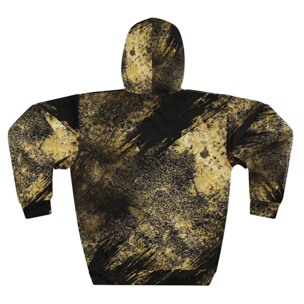 Serpentine Ocean Mineral Inspired Hoodie – All-Over Print Pullover