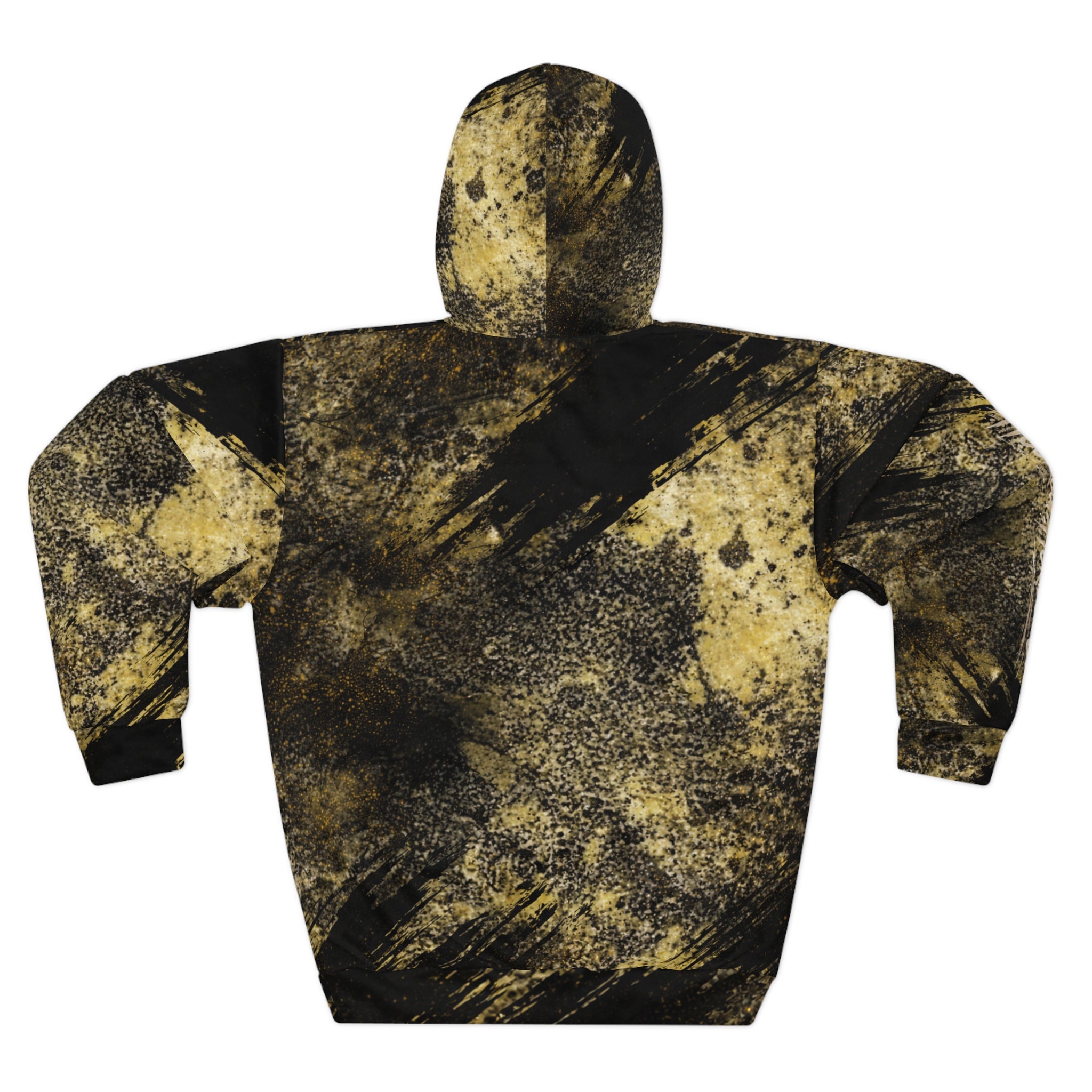 Serpentine Ocean Mineral Inspired Hoodie – All-Over Print Pullover