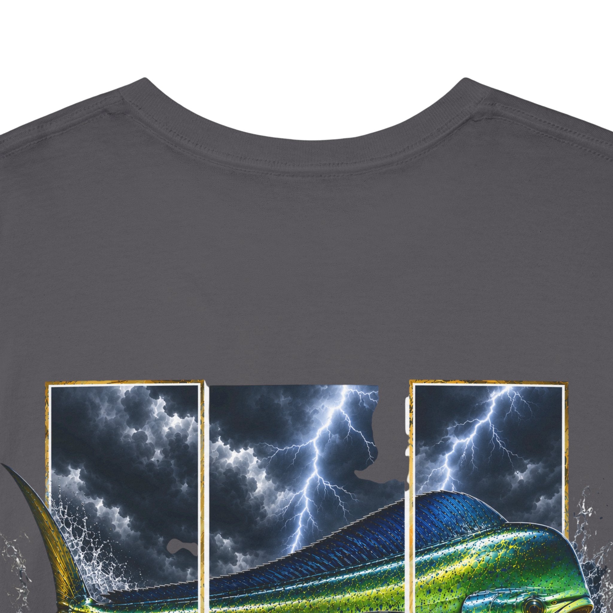 Mahi Mahi Hooked Horizon Co Tee—Ocean Graphic Tee — "Beloved" Ray Design