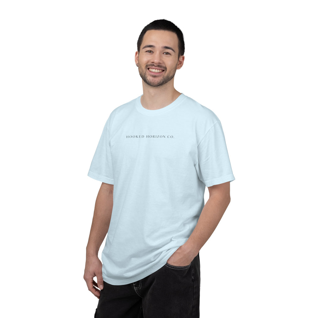 USA Deep Drift Fishing T-Shirt - RED, WHITE & BLUE Fishing Tee for Angler Lovers, Shark Lovers, Ocean Tee