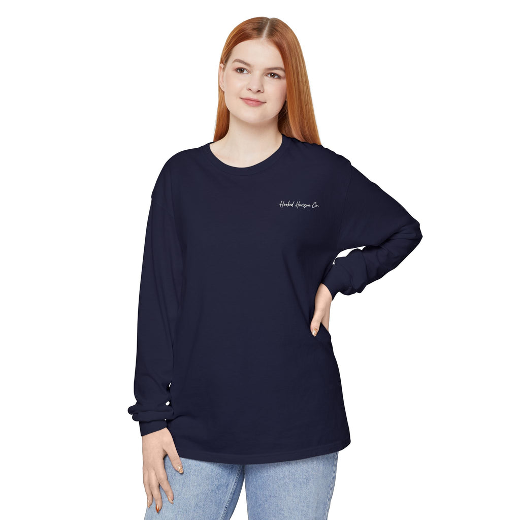 Chasing Legends Tarpon, Mahi Mahi, TunaSaltwater Fish Long Sleeve Tee — Hooked Horizon Co. Graphic Shirt