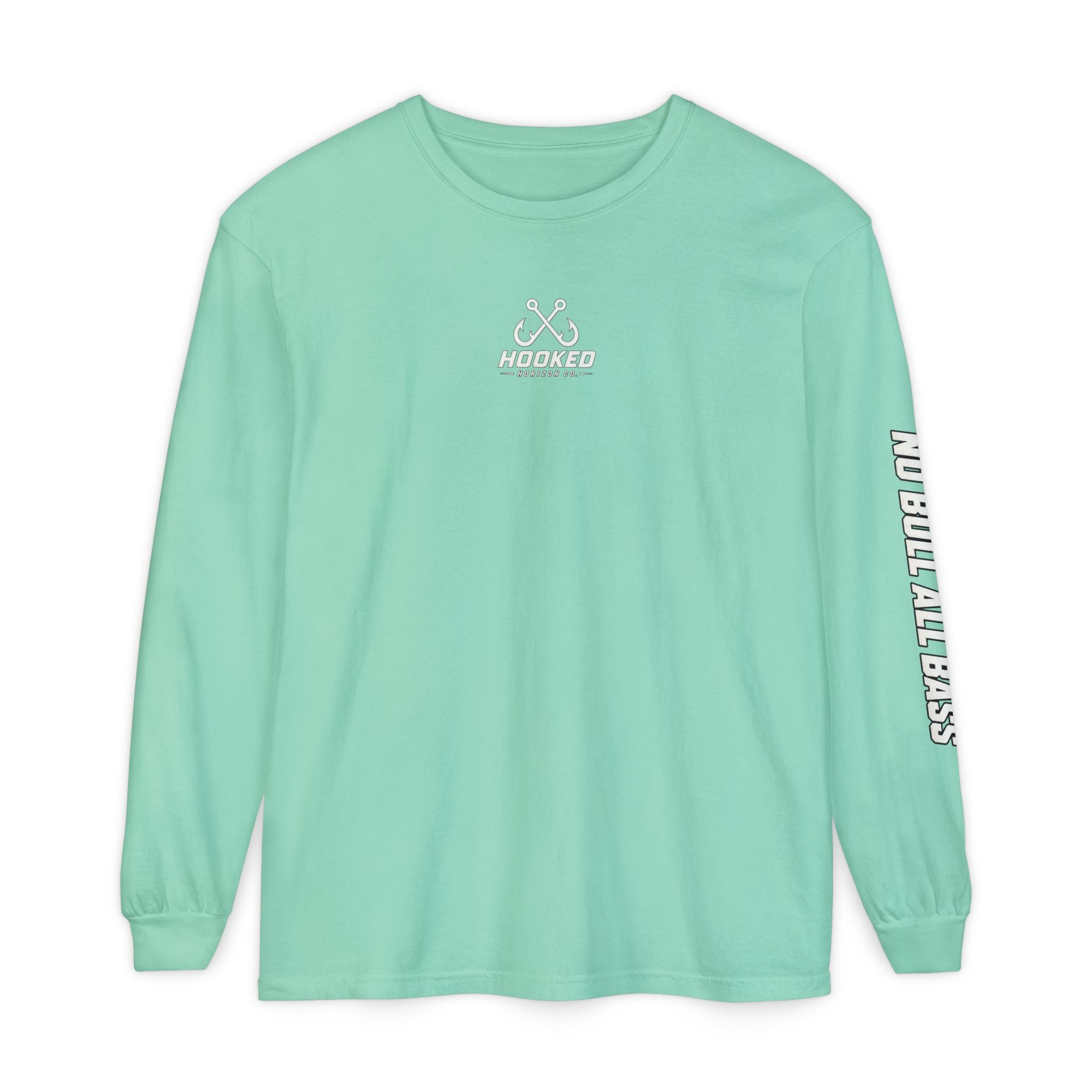Saltwater Sea Striper Fishing Long Sleeve T-Shirt, Ocean Adventure Apparel, Boat Trip Shirt, Coastal Style, Gift for Fishermen