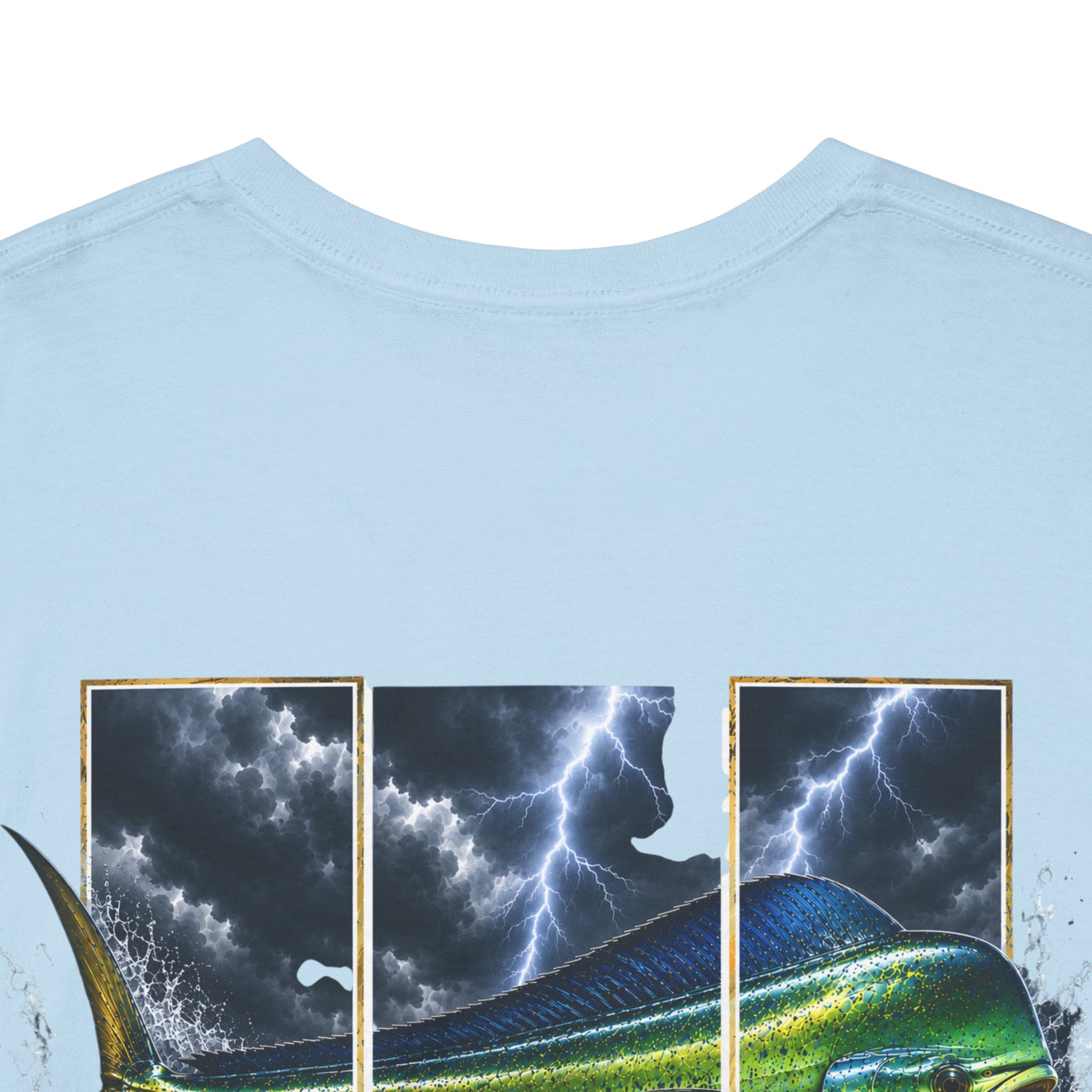 Mahi Mahi Hooked Horizon Co Tee—Ocean Graphic Tee — "Beloved" Ray Design