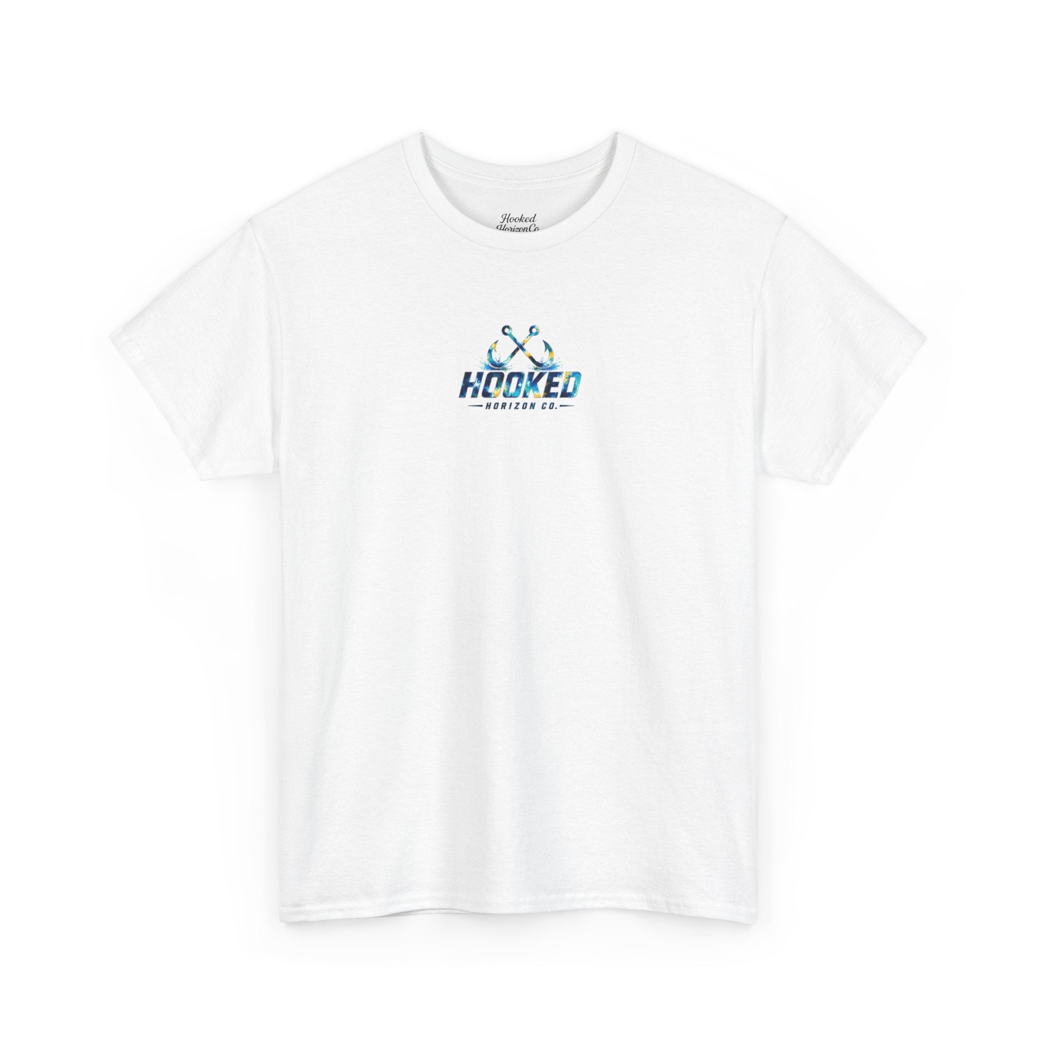 Barracuda Hooked Horizon Co Tee—Ocean Graphic Tee — "Beloved" Ray Design