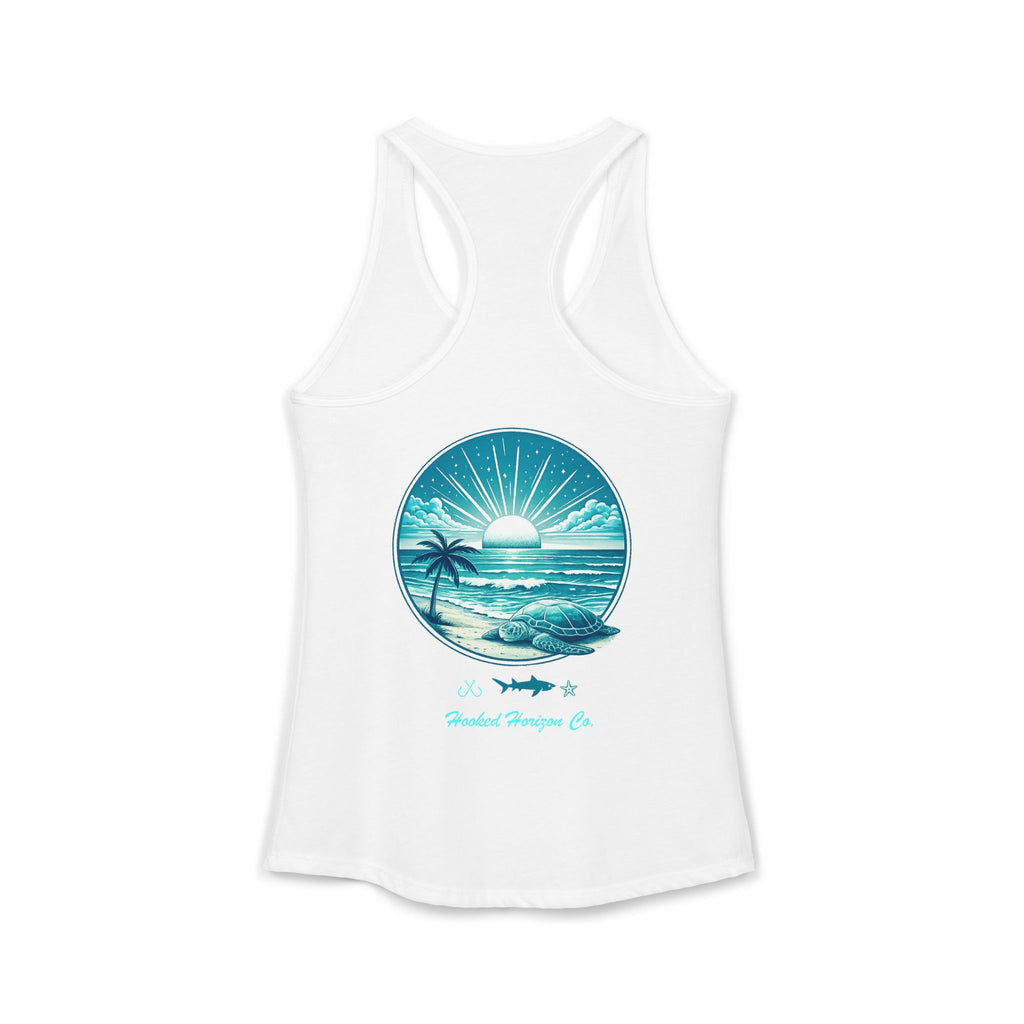Sea Turtle & Sunset– Hooked Horizon Co. Gifts for Ocean Lovers, Nautical Fashion, Everyday Comfort, Perfect Gift for Her