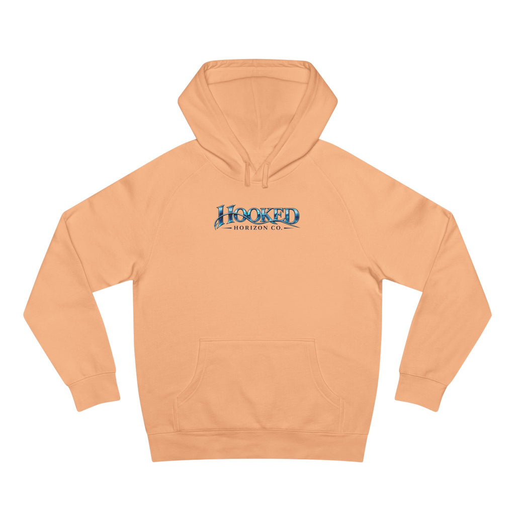 Fishing Boat " Chasing Legends Not Trends "Hooked Horizon Co. Unisex Supply Hoodie