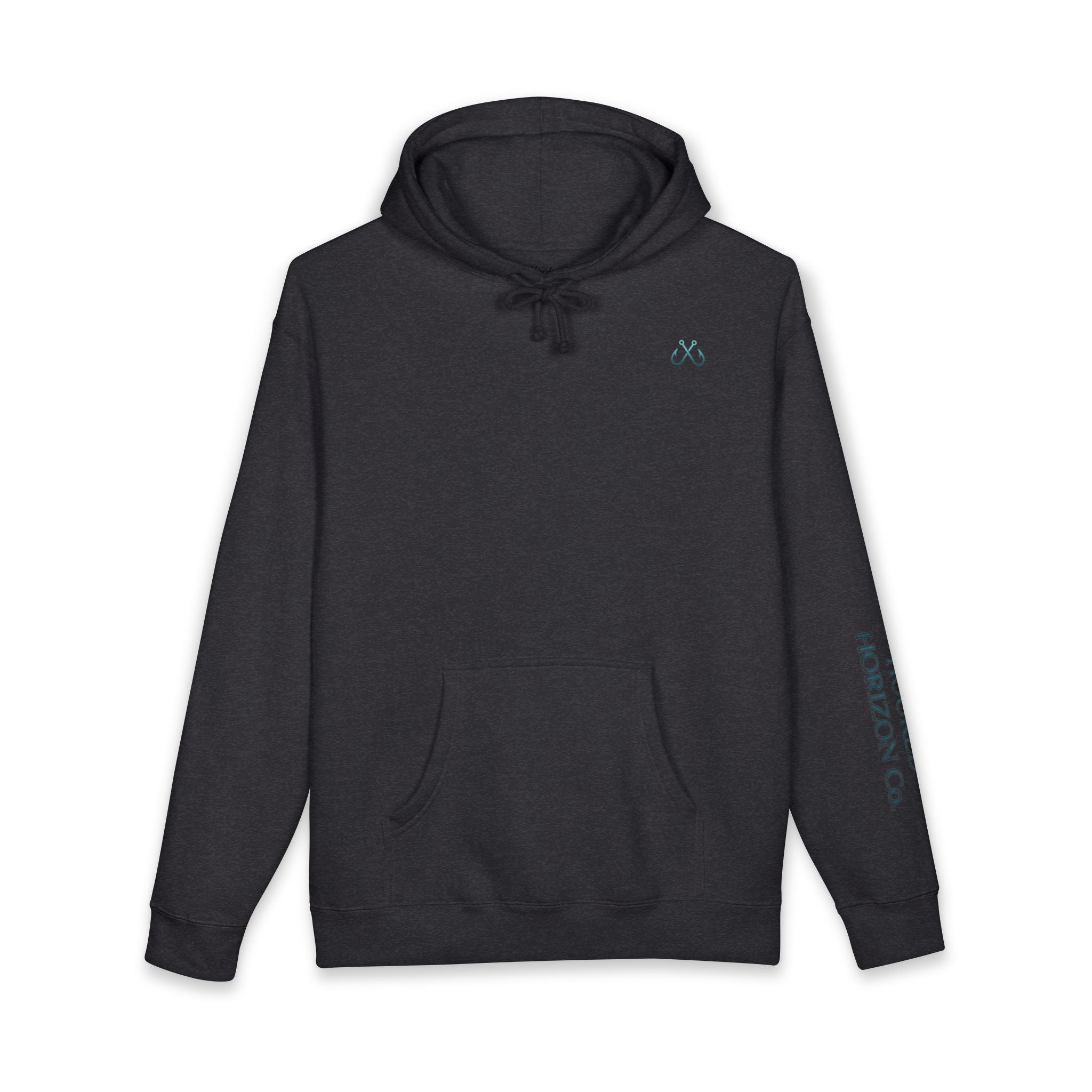 Manta Ray Hoodie Hooked Horizon Co. — Fishing Back Graphic Hoodie, Multiple Color Variations