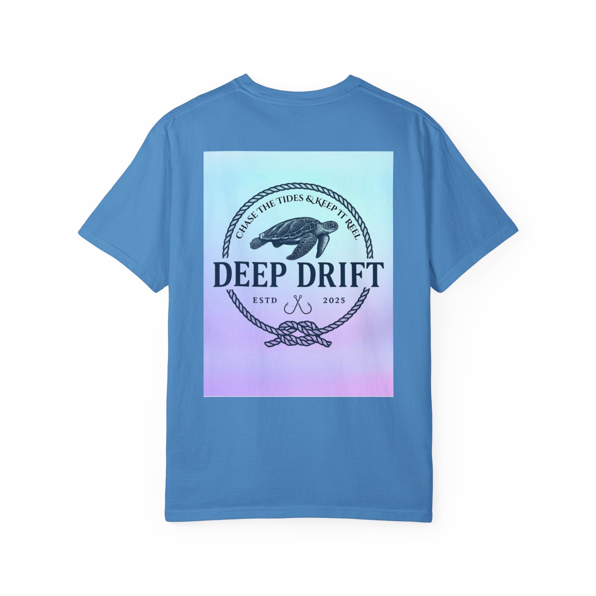 Hooked Horizon Deep Drift Turtle Ocean Tee