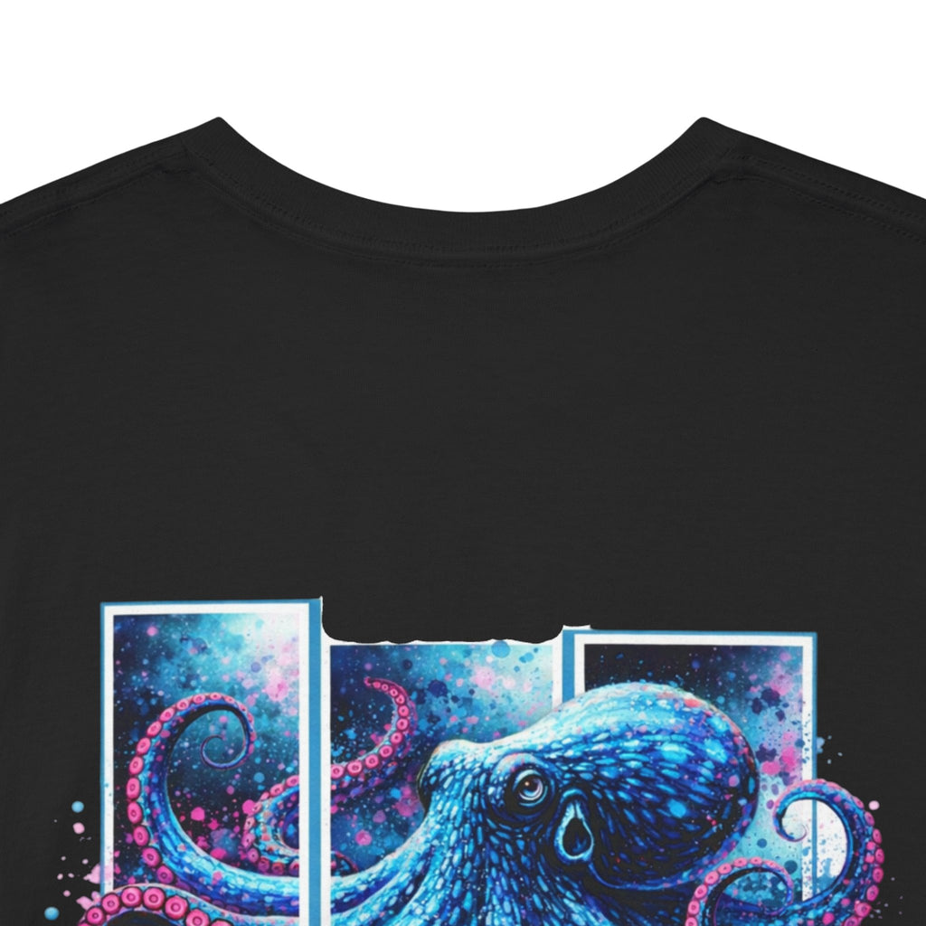 Octopus Hooked Horizon Co Tee—Ocean Graphic Tee — "Beloved" Ray Design