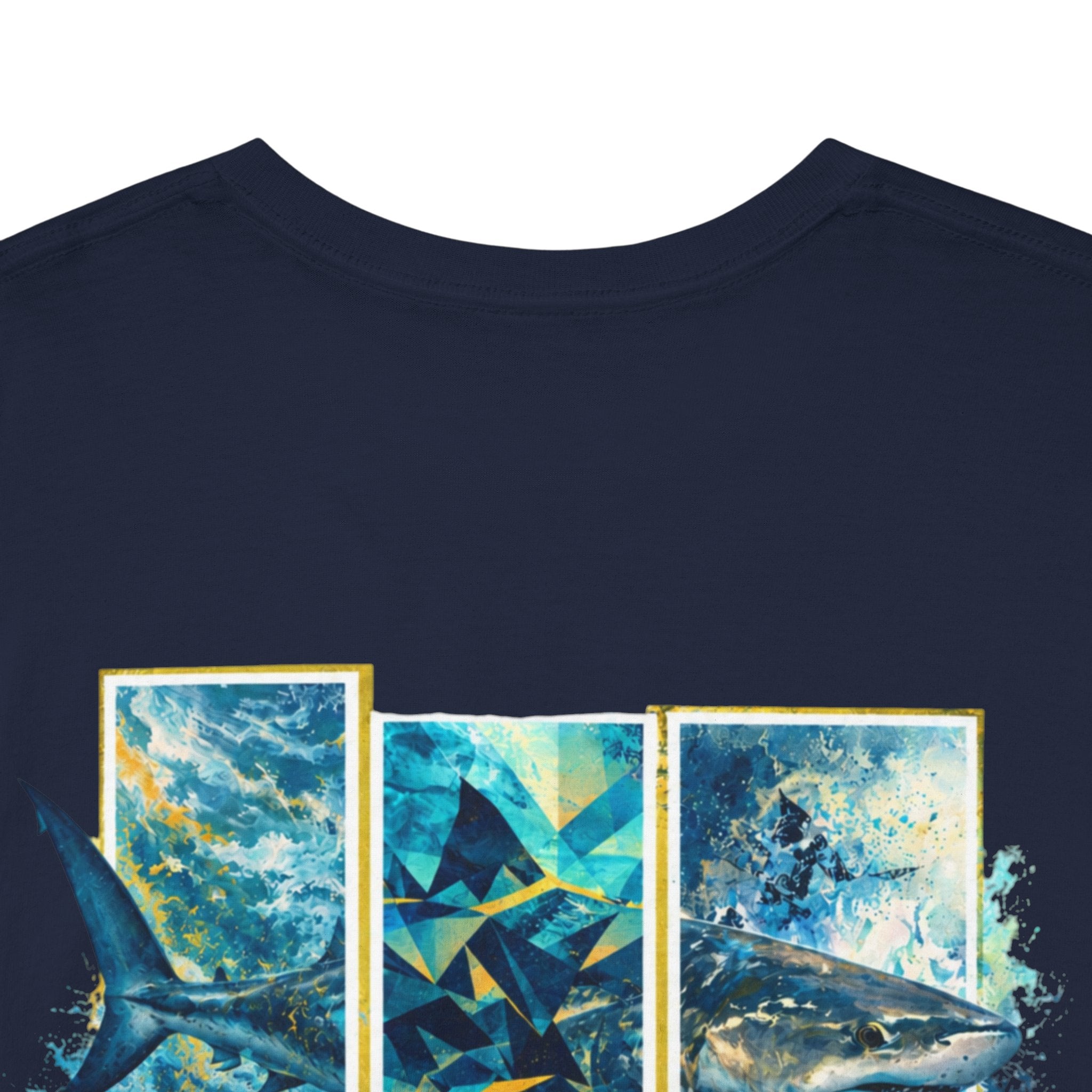 Bull Shark Hooked Horizon Co Tee—Ocean Graphic Tee — "Beloved" Ray Design