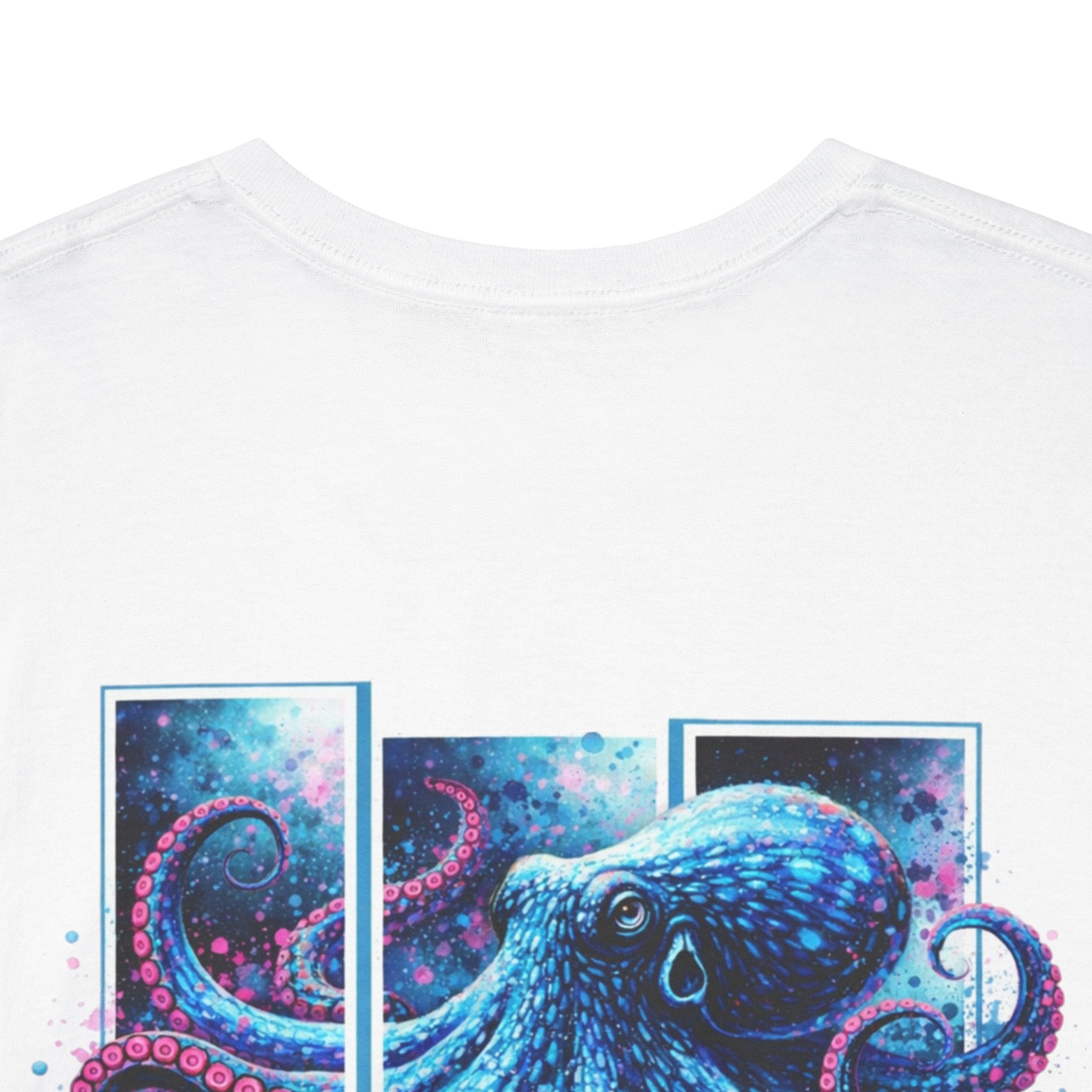 Octopus Hooked Horizon Co Tee—Ocean Graphic Tee — "Beloved" Ray Design