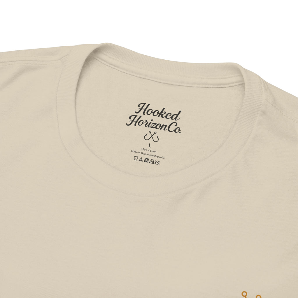 Grouper Hooked Horizon Co Tee—Ocean Graphic Tee — "Beloved" Ray Design