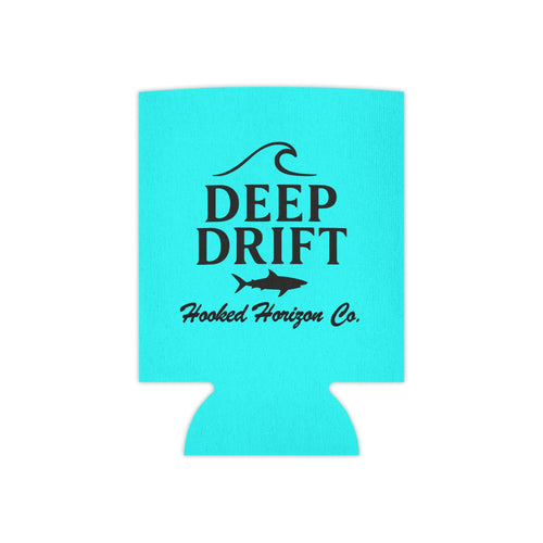 Deep Drift Cooler Coozie — Hooked Horizon Co. Fishing Wave Koozie