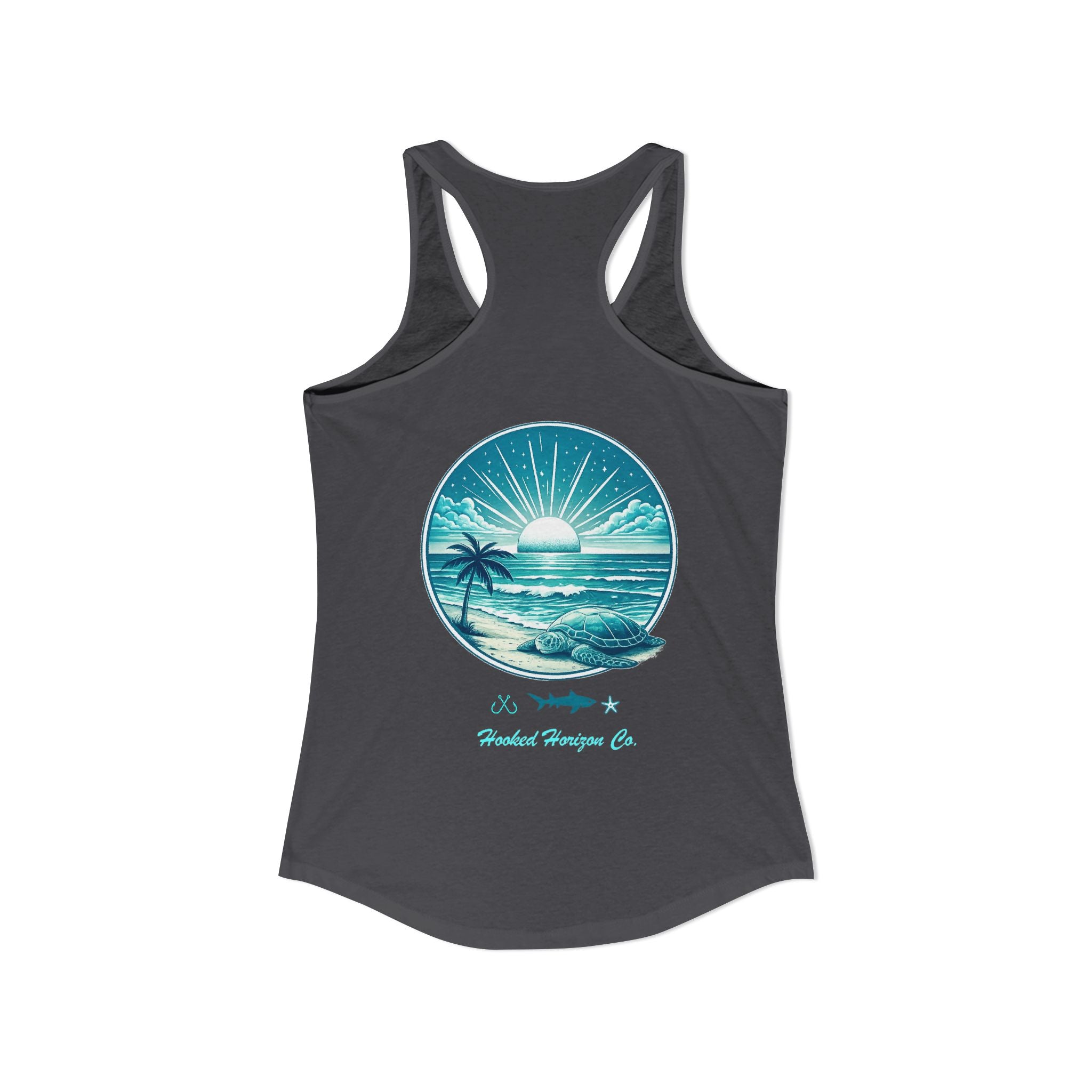 Sea Turtle & Sunset– Hooked Horizon Co. Gifts for Ocean Lovers, Nautical Fashion, Everyday Comfort, Perfect Gift for Her