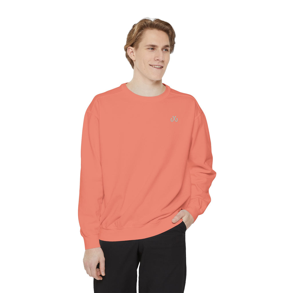 Vintage vibes Neon Tarpon Sweatshirt– Hooked Horizon Co. Ocean apparel, Gifts for Him & Her, Ocean Conservation, Soft Unisex Garment-Dyed Sweatshirt