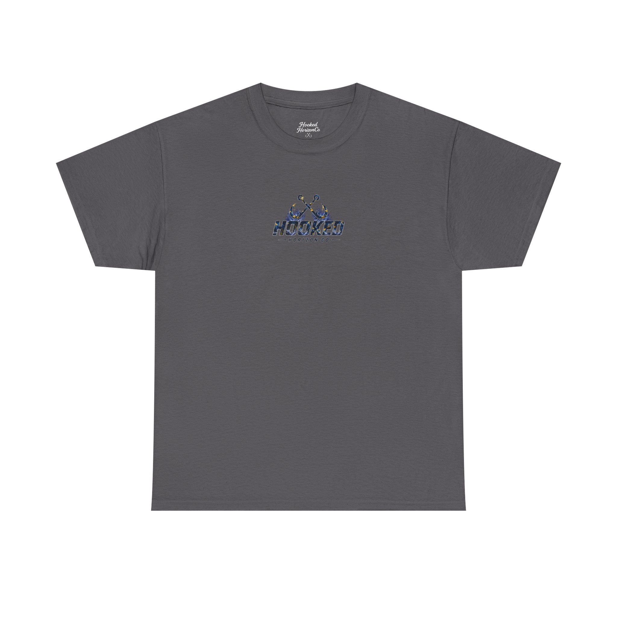 Sail Fish Hooked Horizon Co Tee—Ocean Graphic Tee — "Beloved" Ray Design