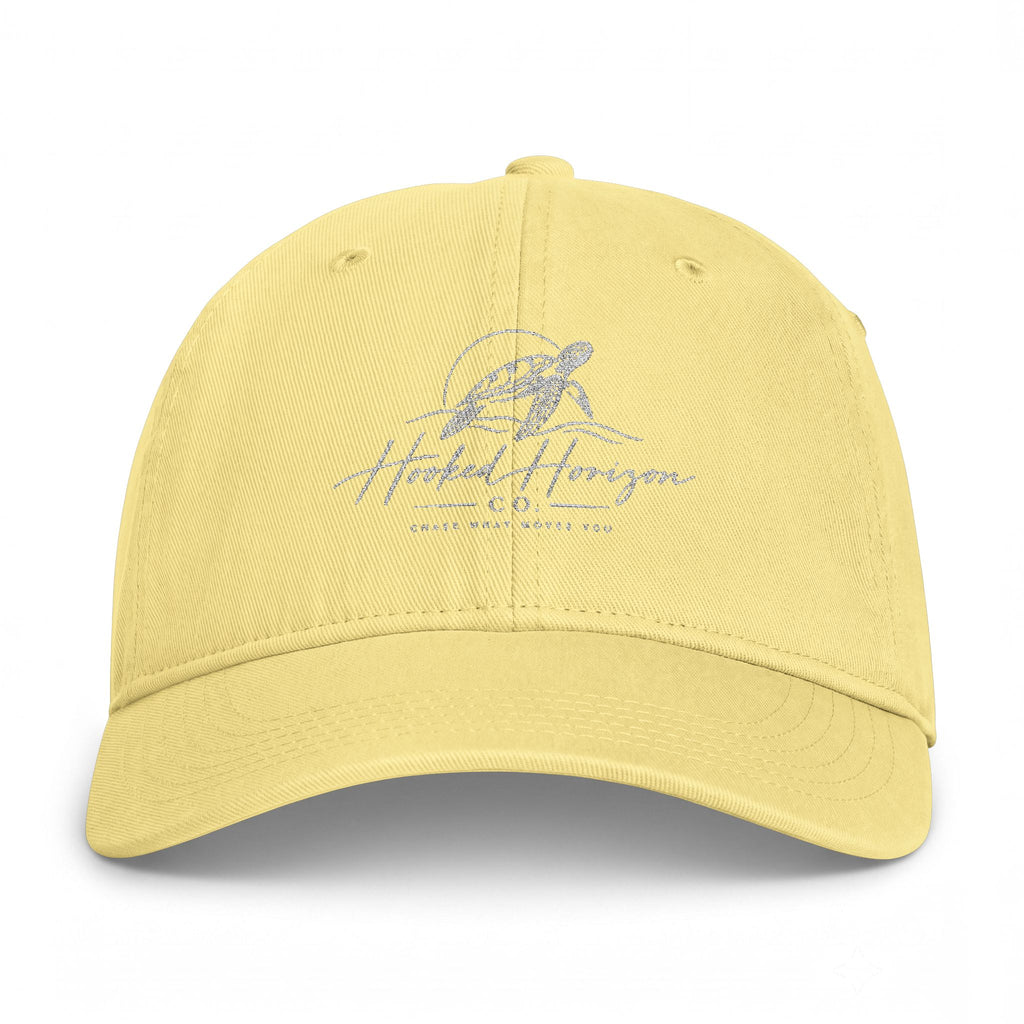 Turtle Hooked Horizon Co – " Chase What You Love "Coastal Washed Cap