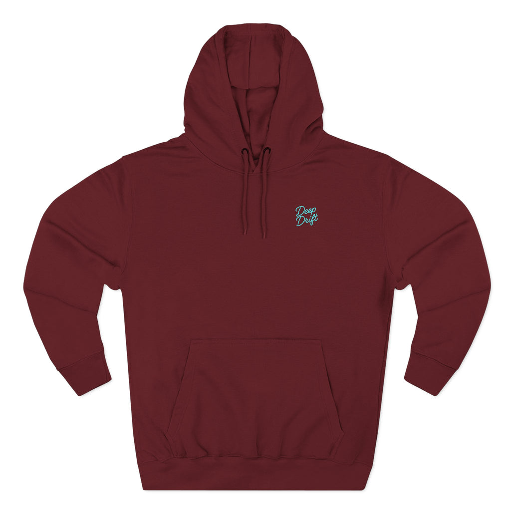 Wave & Sun Deep Drift– "Hooked By The Sea" Hooked Horizon Co. Unisex Hoodie for Ocean Lovers, Nautical Fashion, Cool Weather Gear, Everyday Comfort, Perfect Gift
