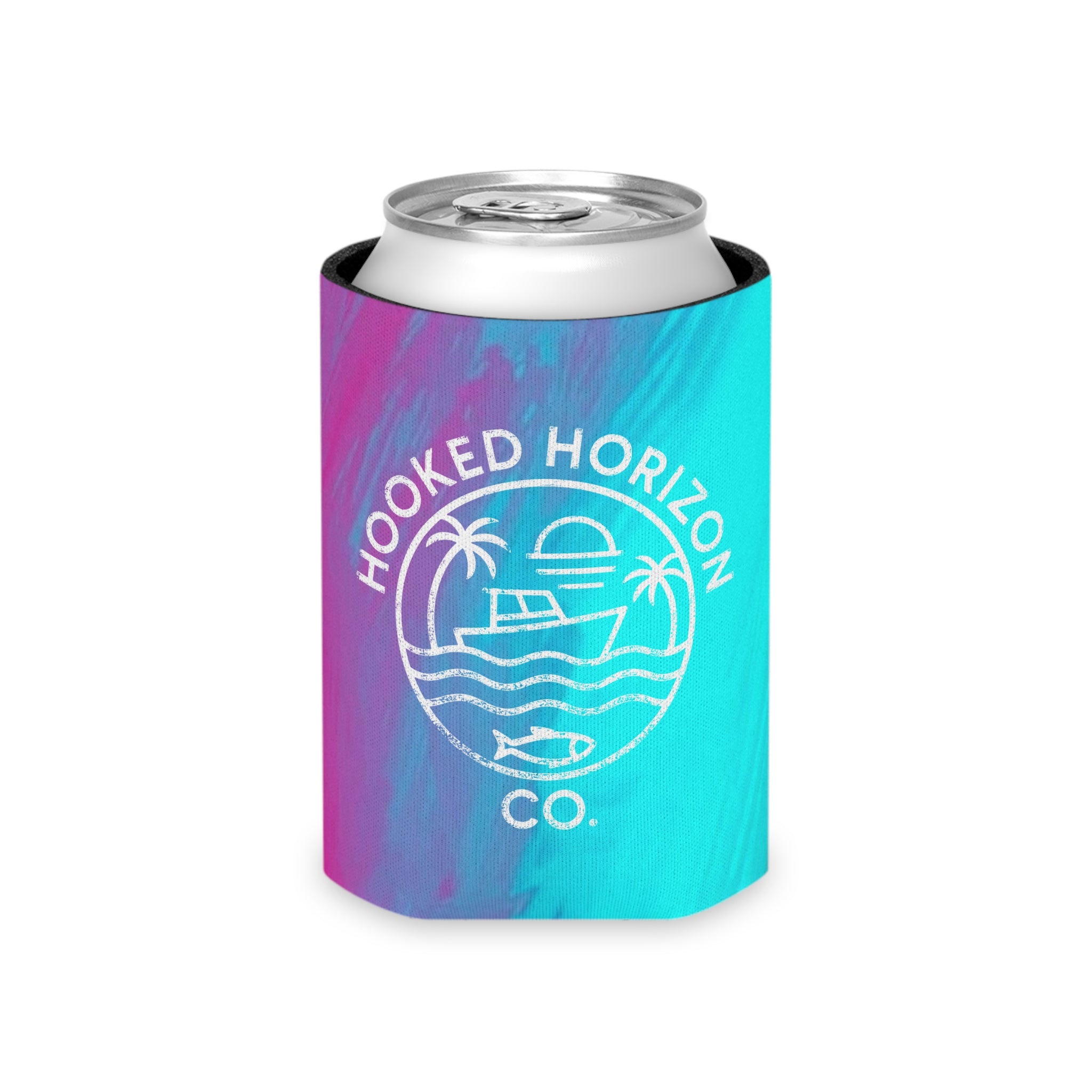Copy of Magenta & Blue Coozie — Hooked Horizon Co. Fishing Wave Koozie