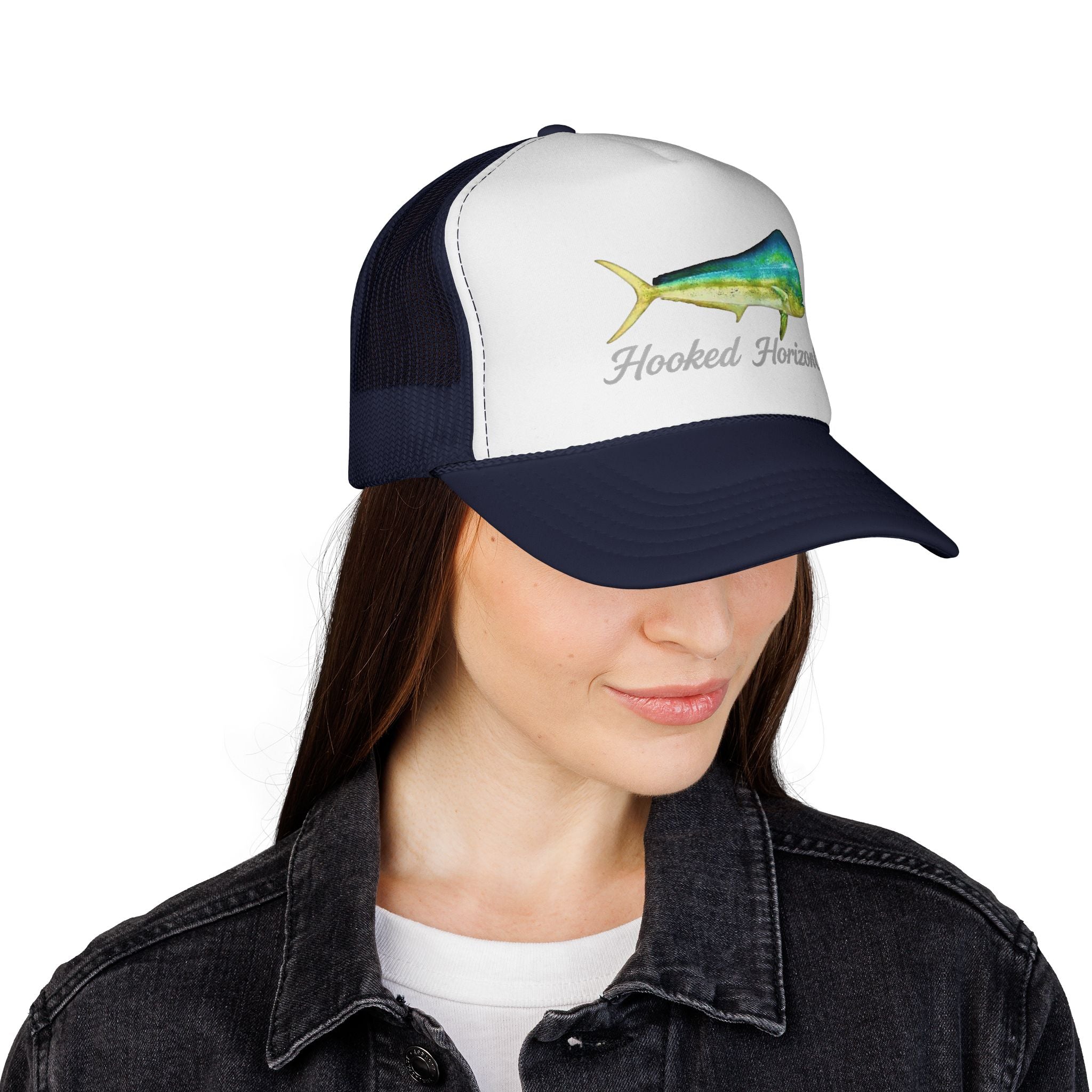 Mahi Mahi Trucker Cap — Fishing & Beach Hat