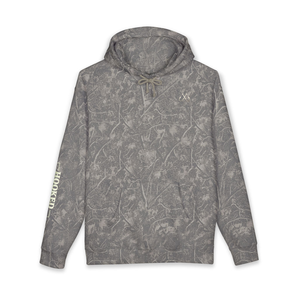 Sea Otter & Sunset Hoodie Hooked Horizon Co. — Minimal Fishing Back Graphic Hoodie, Multiple Color Variations