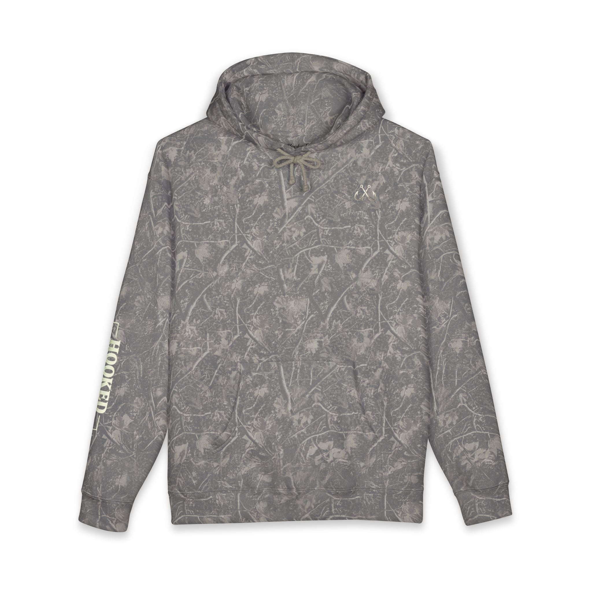 Sea Otter & Sunset Hoodie Hooked Horizon Co. — Minimal Fishing Back Graphic Hoodie, Multiple Color Variations