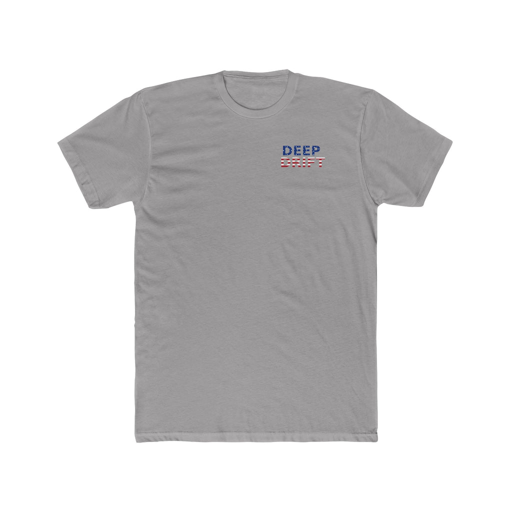 USA Deep Drift Marlin Tee — Patriotic Hooked Horizon Co. Fishing T-Shirt