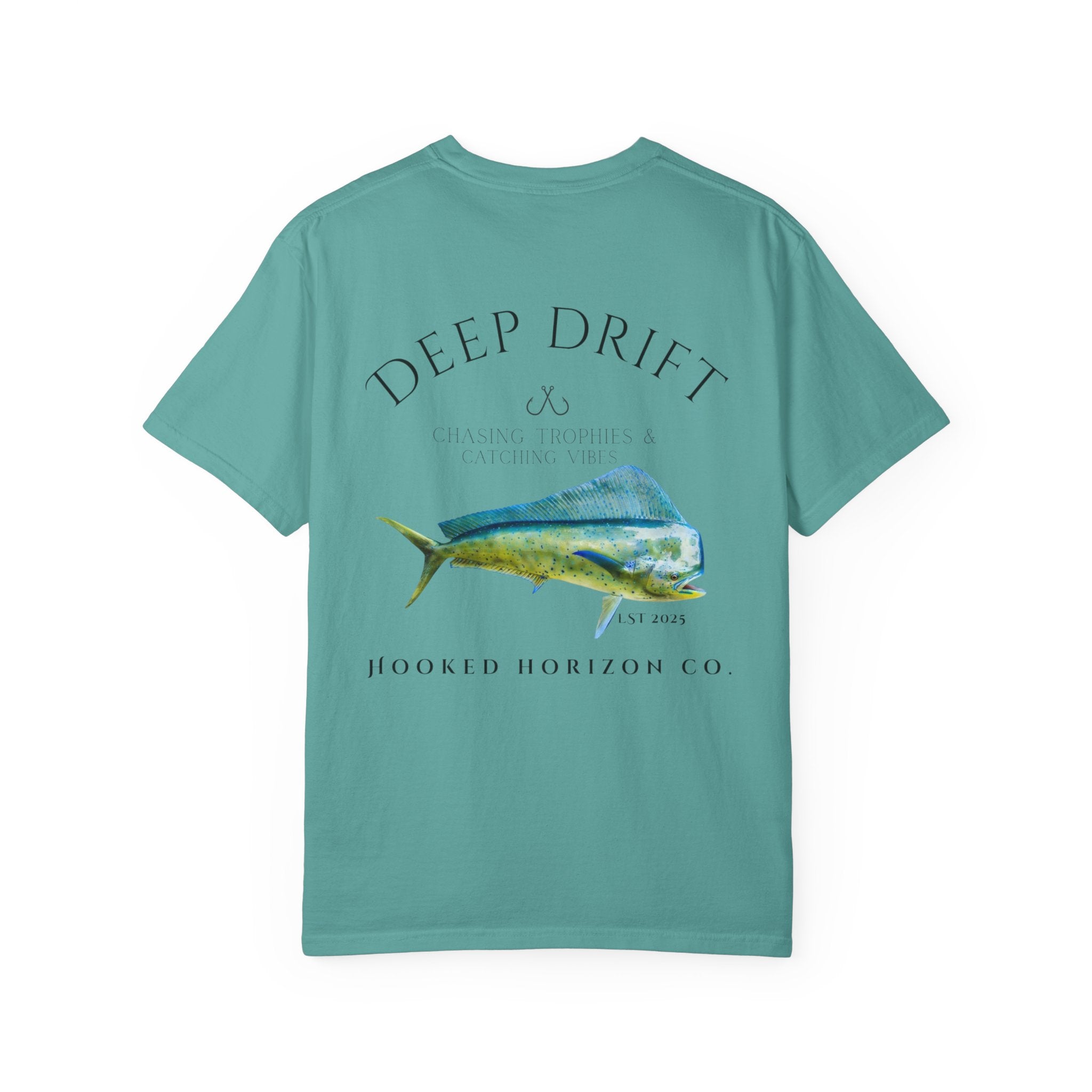 Mahi Mahi Fishing T-shirt, Hooked Horizon Co, Angler Gifts